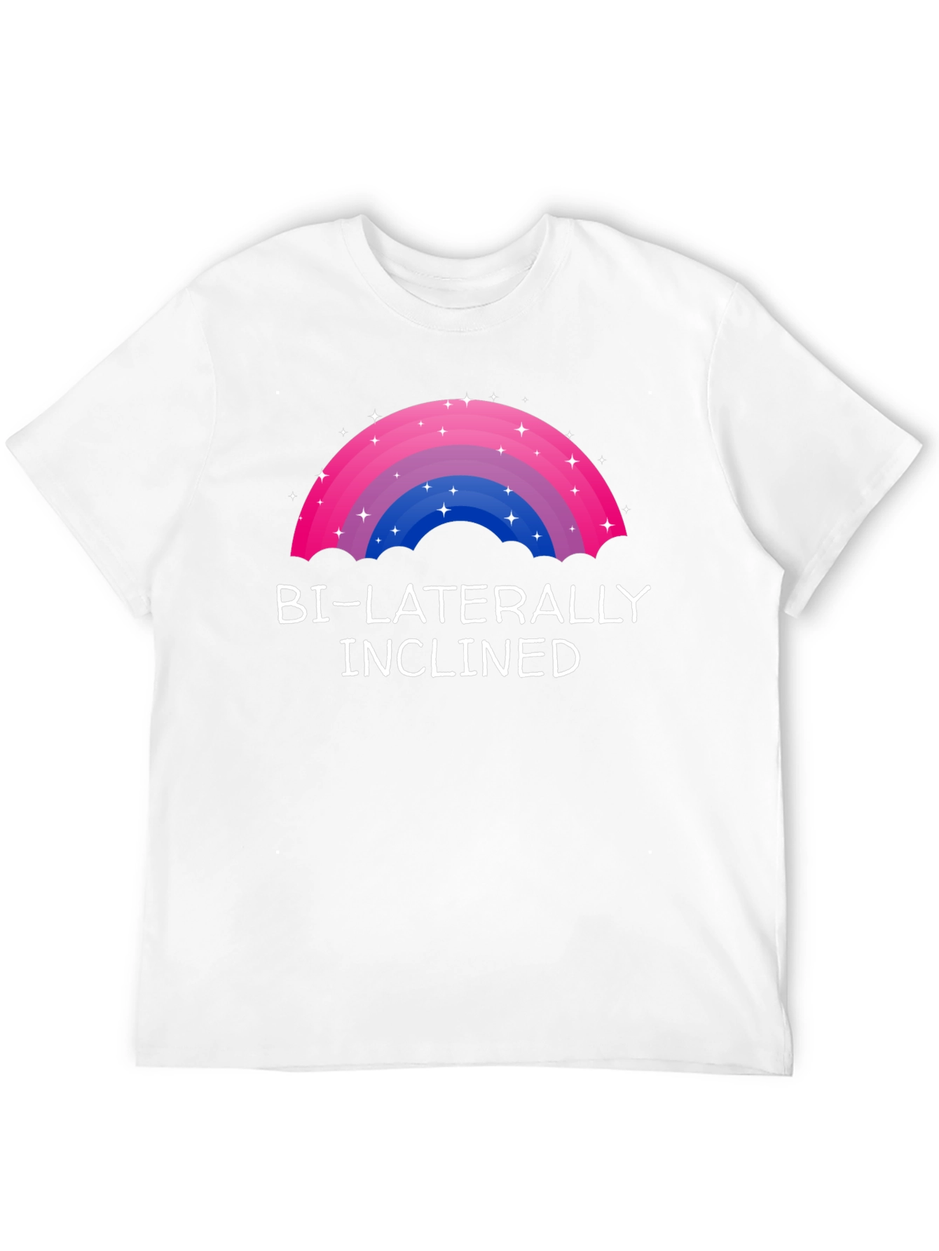 Bi-Laterally Inclined Bi Pride T-Shirt