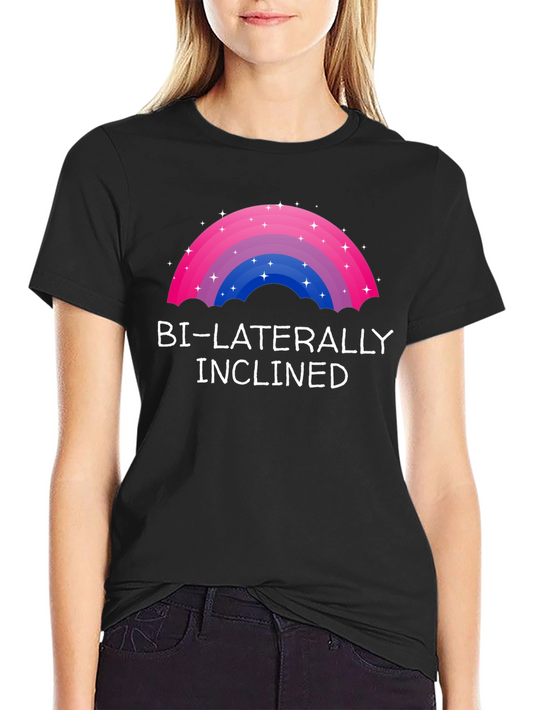 Bi-Laterally Inclined Bi Pride T-Shirt