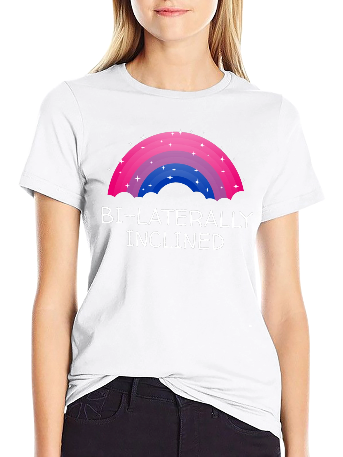 Bi-Laterally Inclined Bi Pride T-Shirt