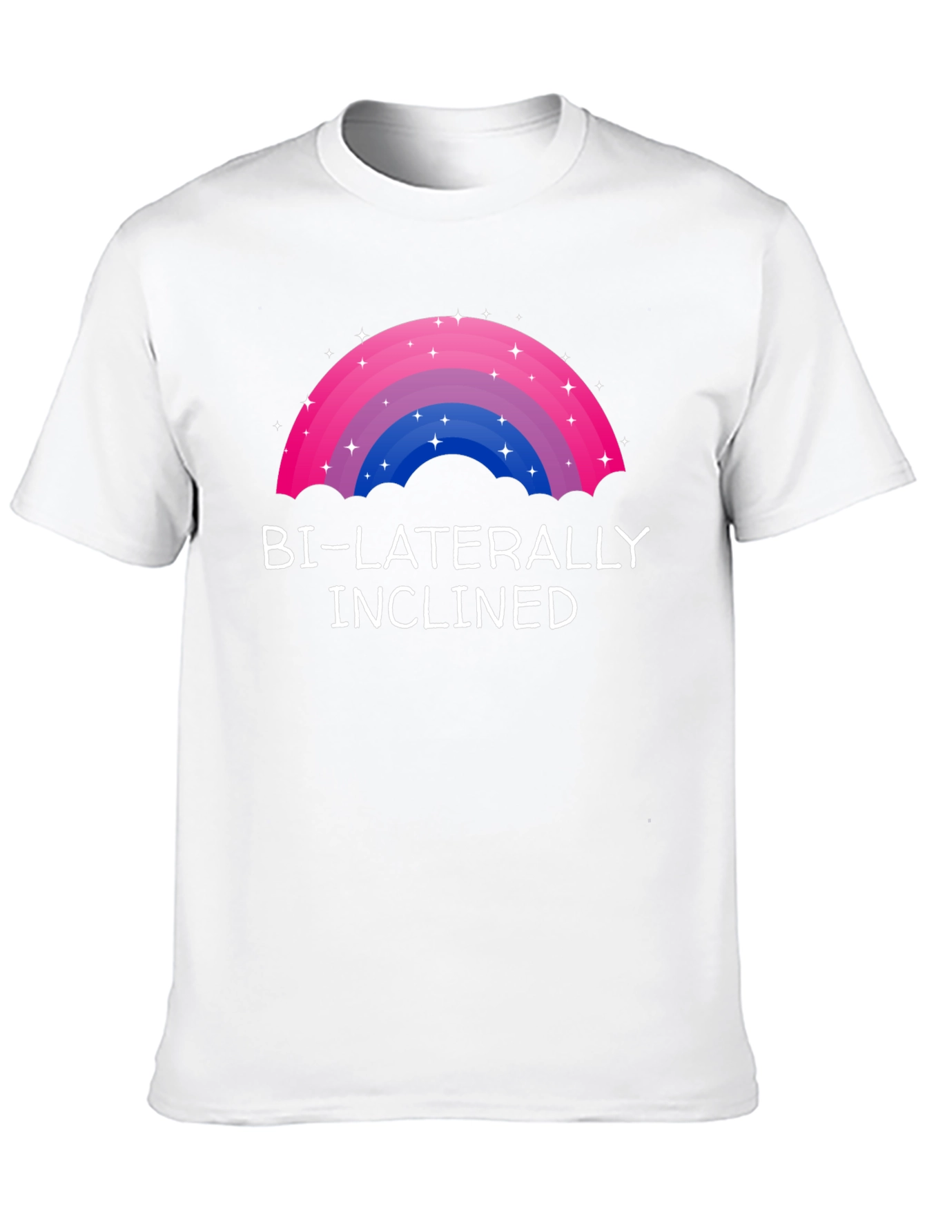 Bi-Laterally Inclined Bi Pride T-Shirt