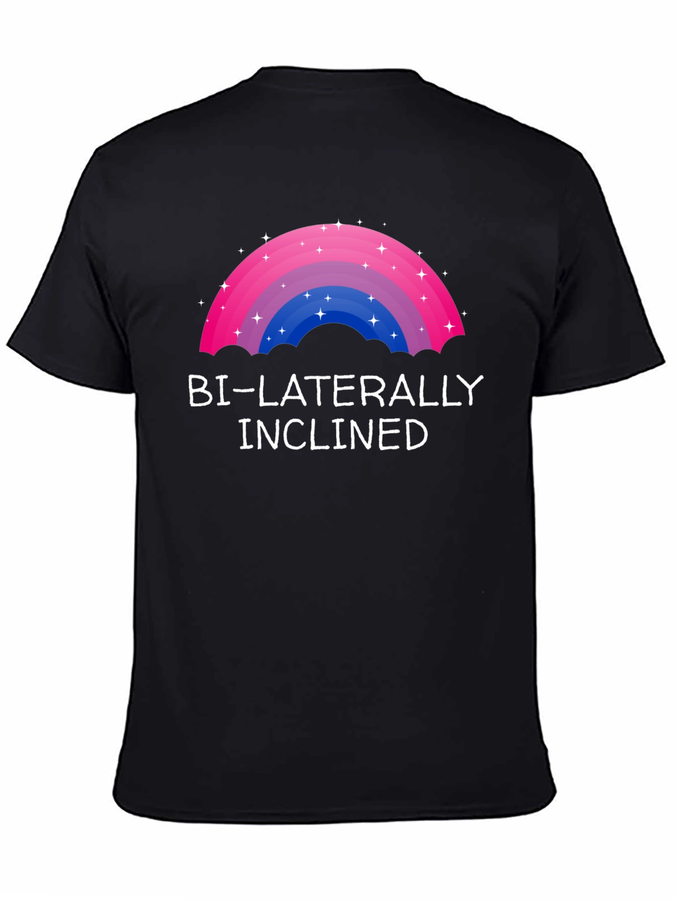 Bi-Laterally Inclined Bi Pride T-Shirt