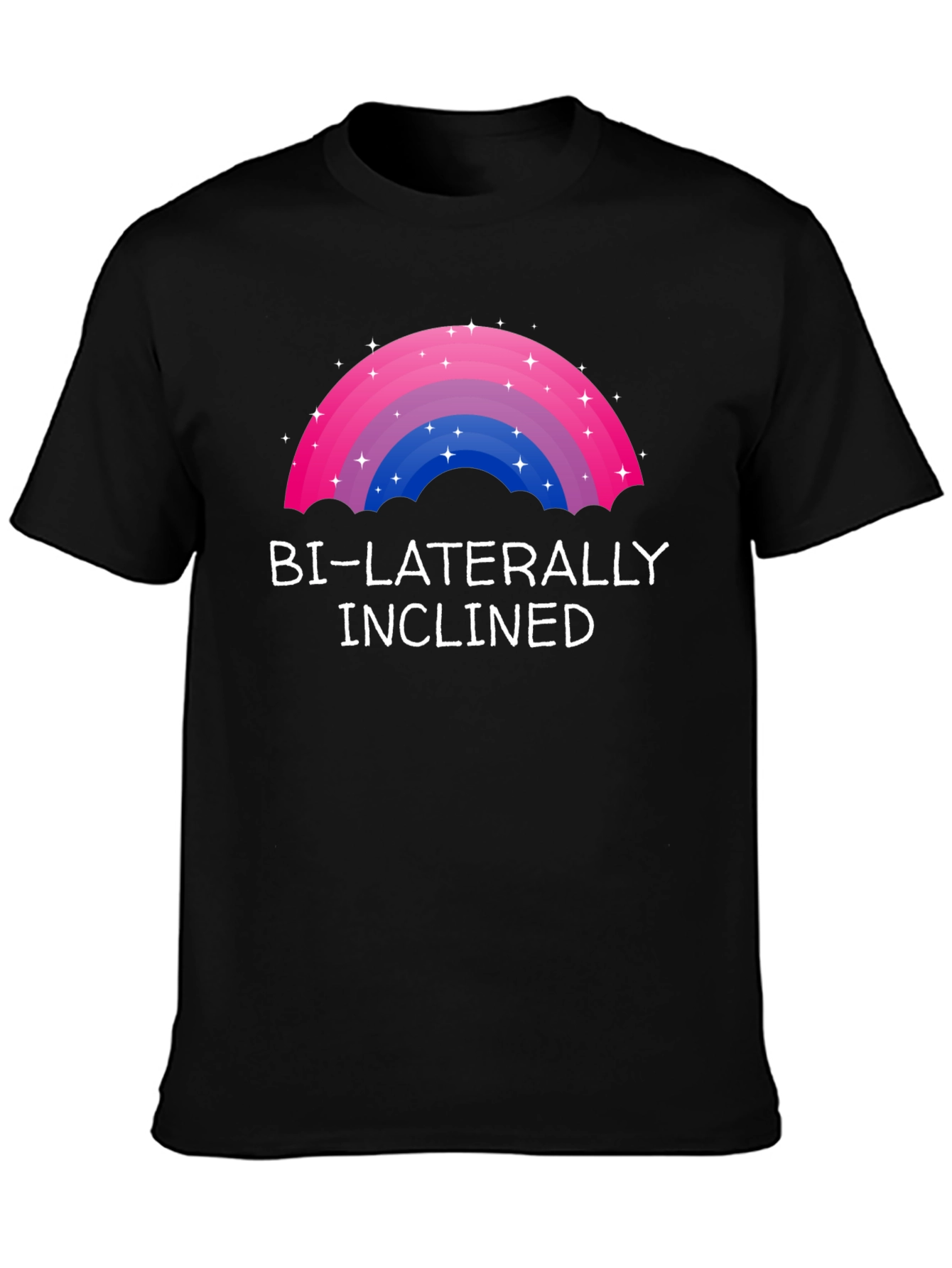 Bi-Laterally Inclined Bi Pride T-Shirt