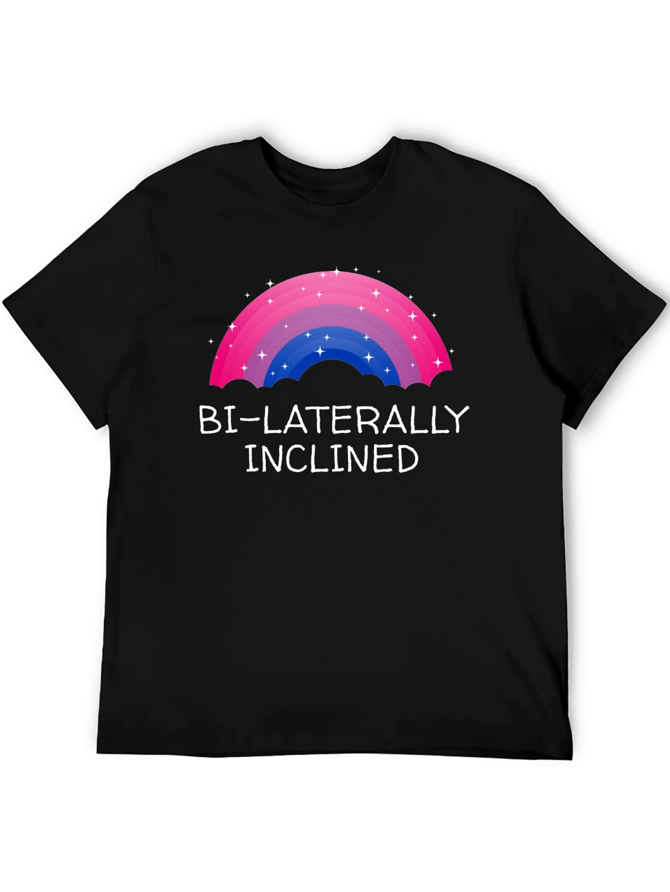 Bi-Laterally Inclined Bi Pride T-Shirt