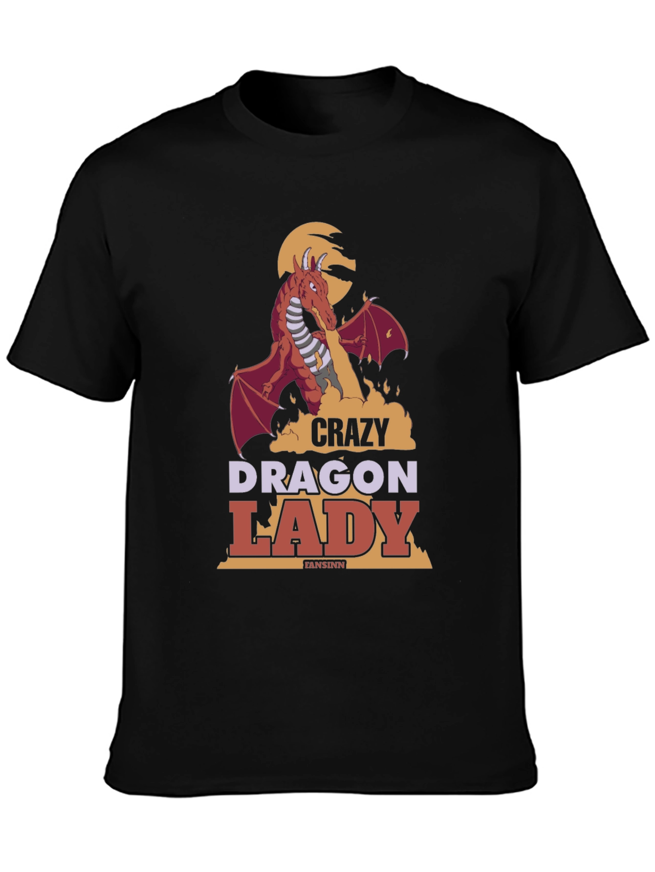 Crazy Dragon Lady T-Shirt