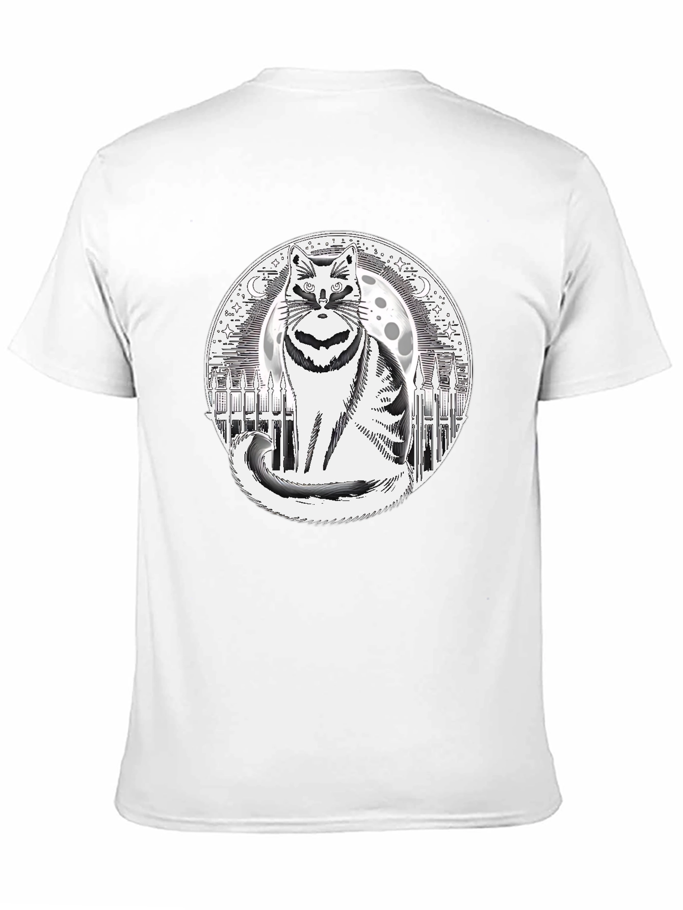 Raccoon Moon Mens Graphic T-Shirt