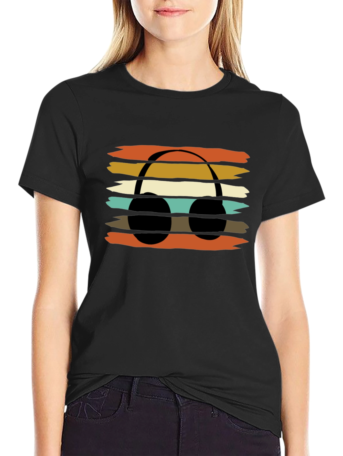 Retro Headphone Graphic Tee