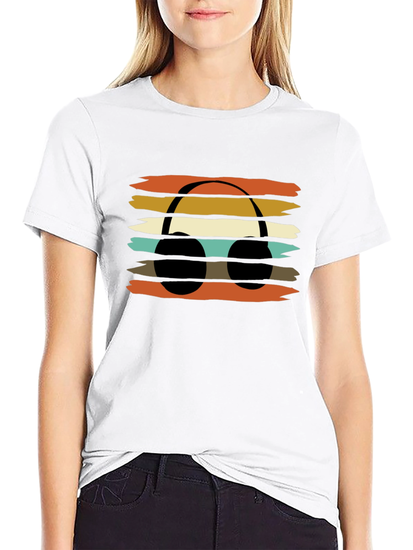 Retro Headphone Graphic Tee