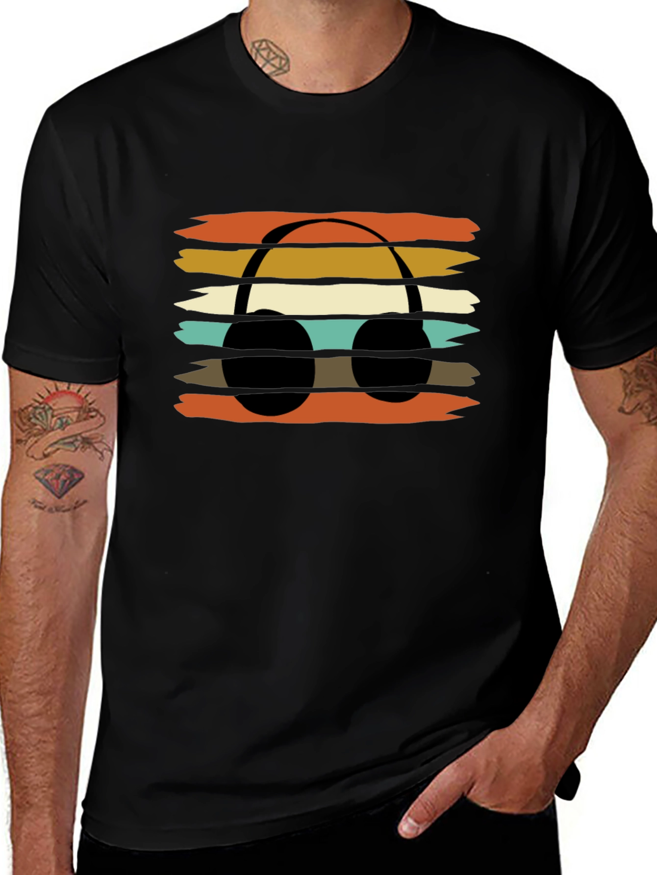 Retro Headphone Graphic Tee