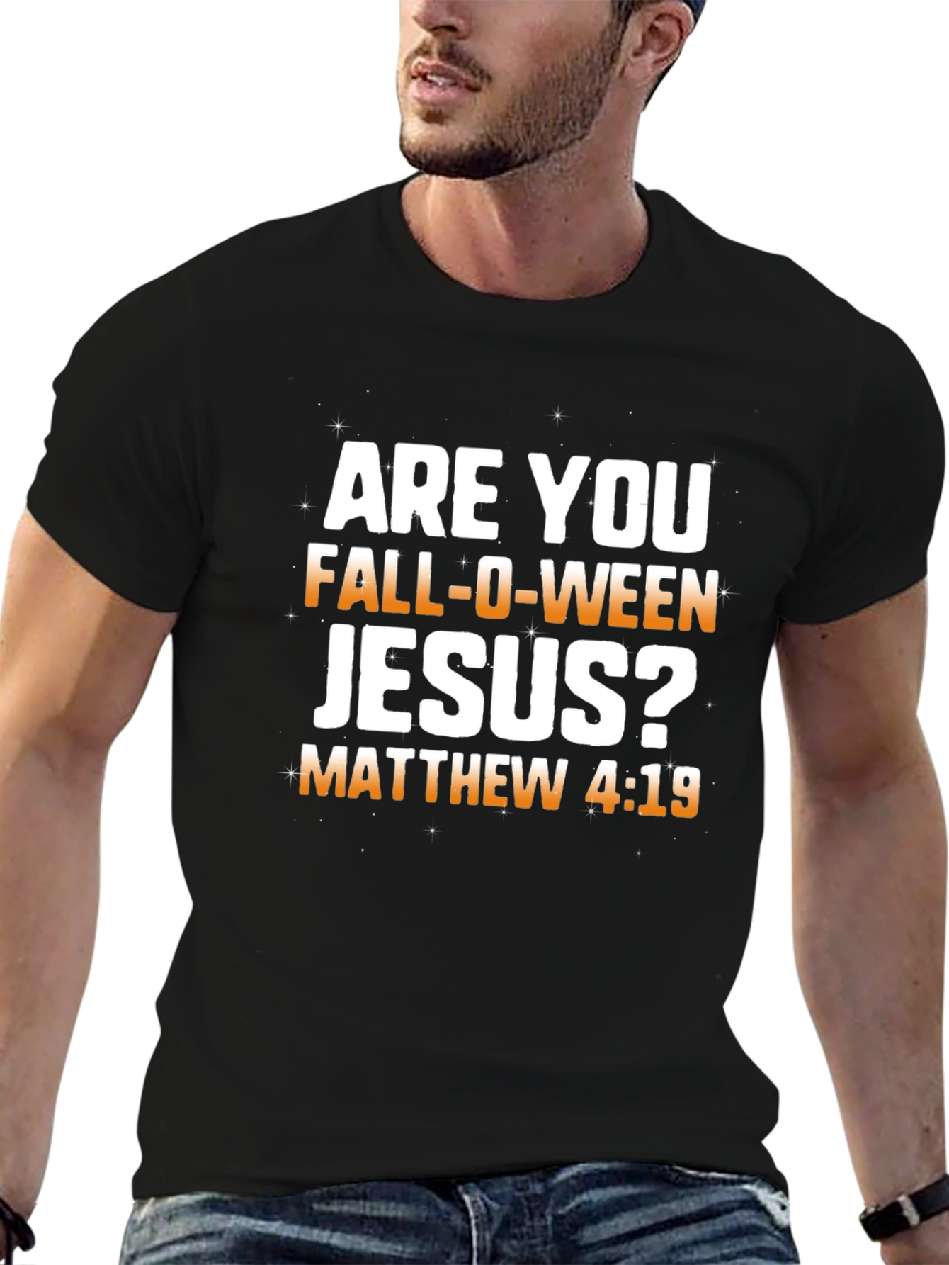 Fall-O-Ween Jesus T-Shirt: Matthew 4:19