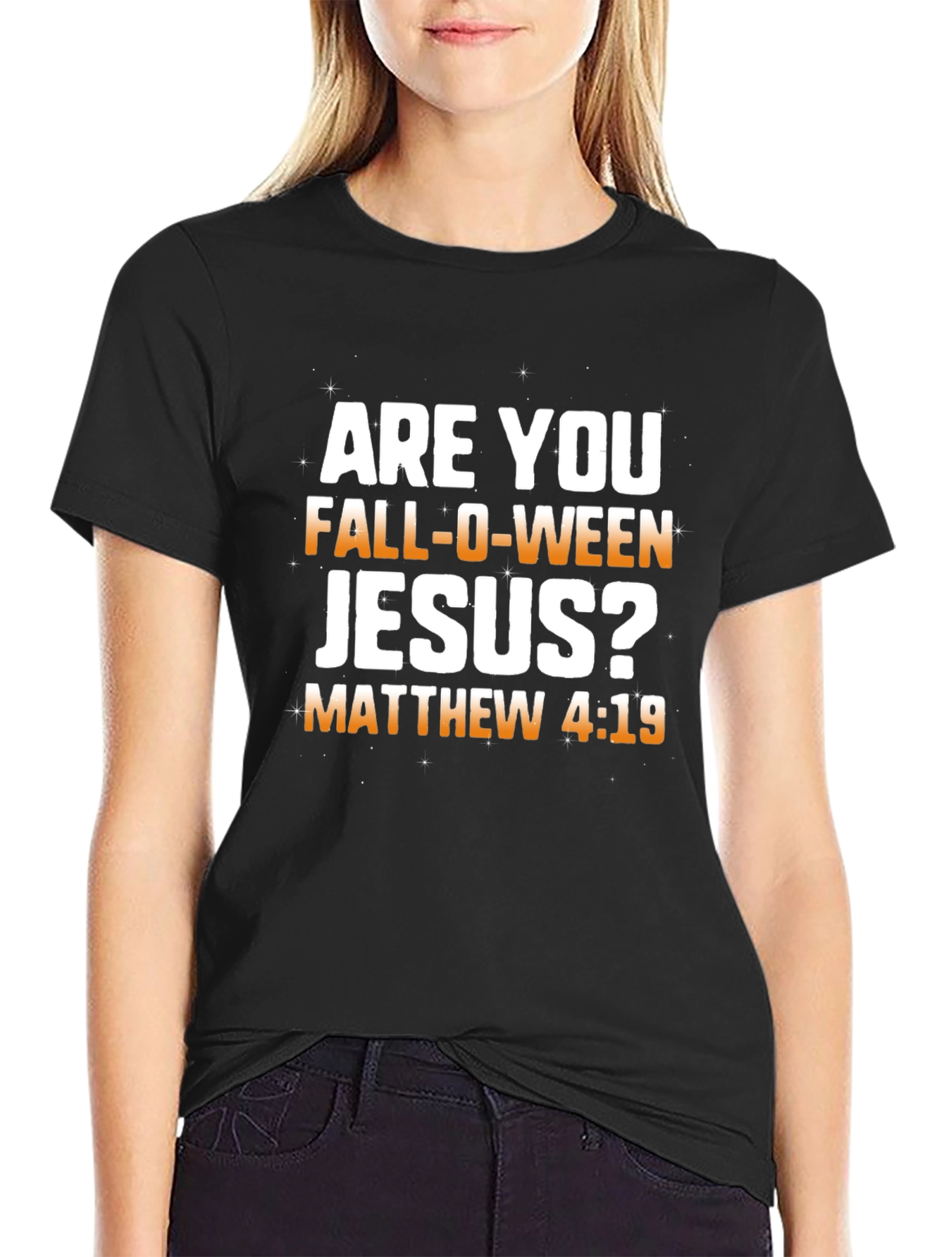 Fall-O-Ween Jesus T-Shirt: Matthew 4:19
