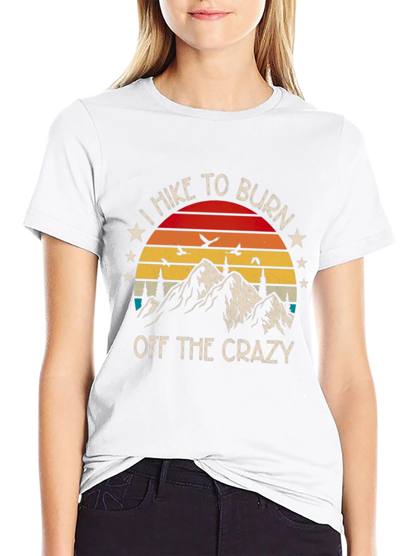 Hike To Burn Off The Crazy Graphic T-Shirt