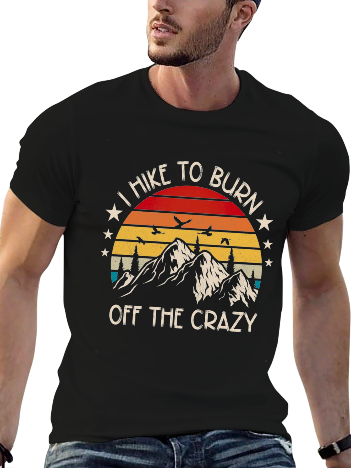 Hike To Burn Off The Crazy Graphic T-Shirt
