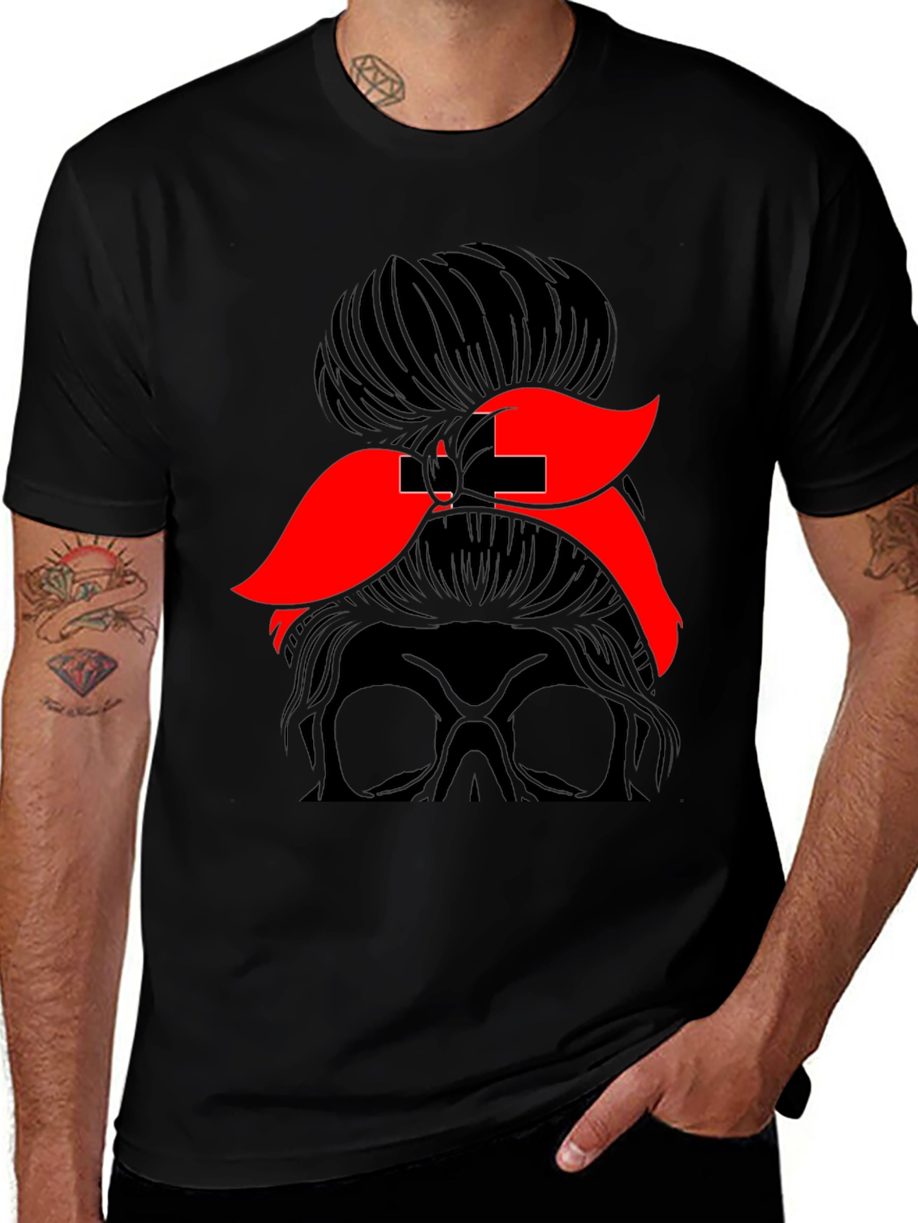 Messy Bun Nurse Life T-Shirt