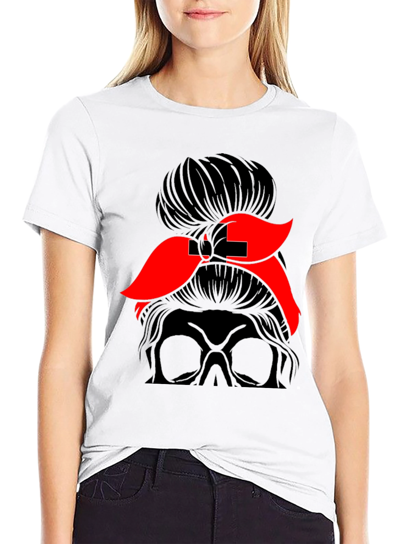 Messy Bun Nurse Life T-Shirt