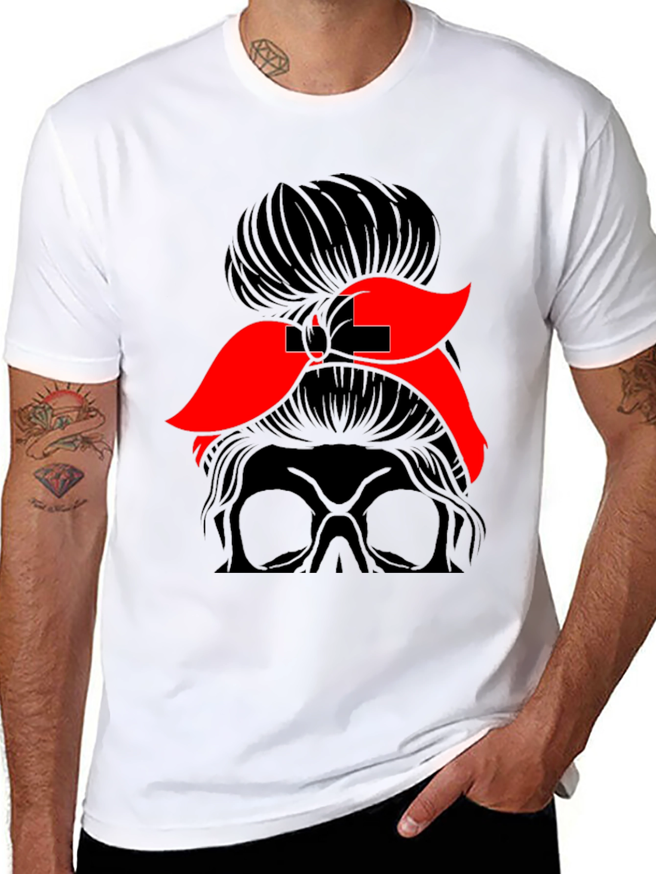 Messy Bun Nurse Life T-Shirt