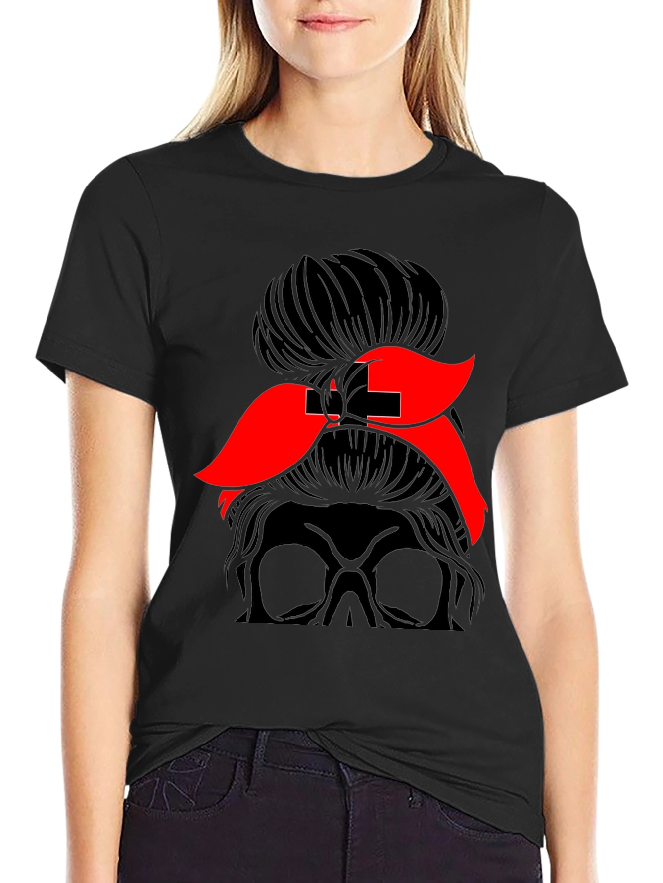 Messy Bun Nurse Life T-Shirt