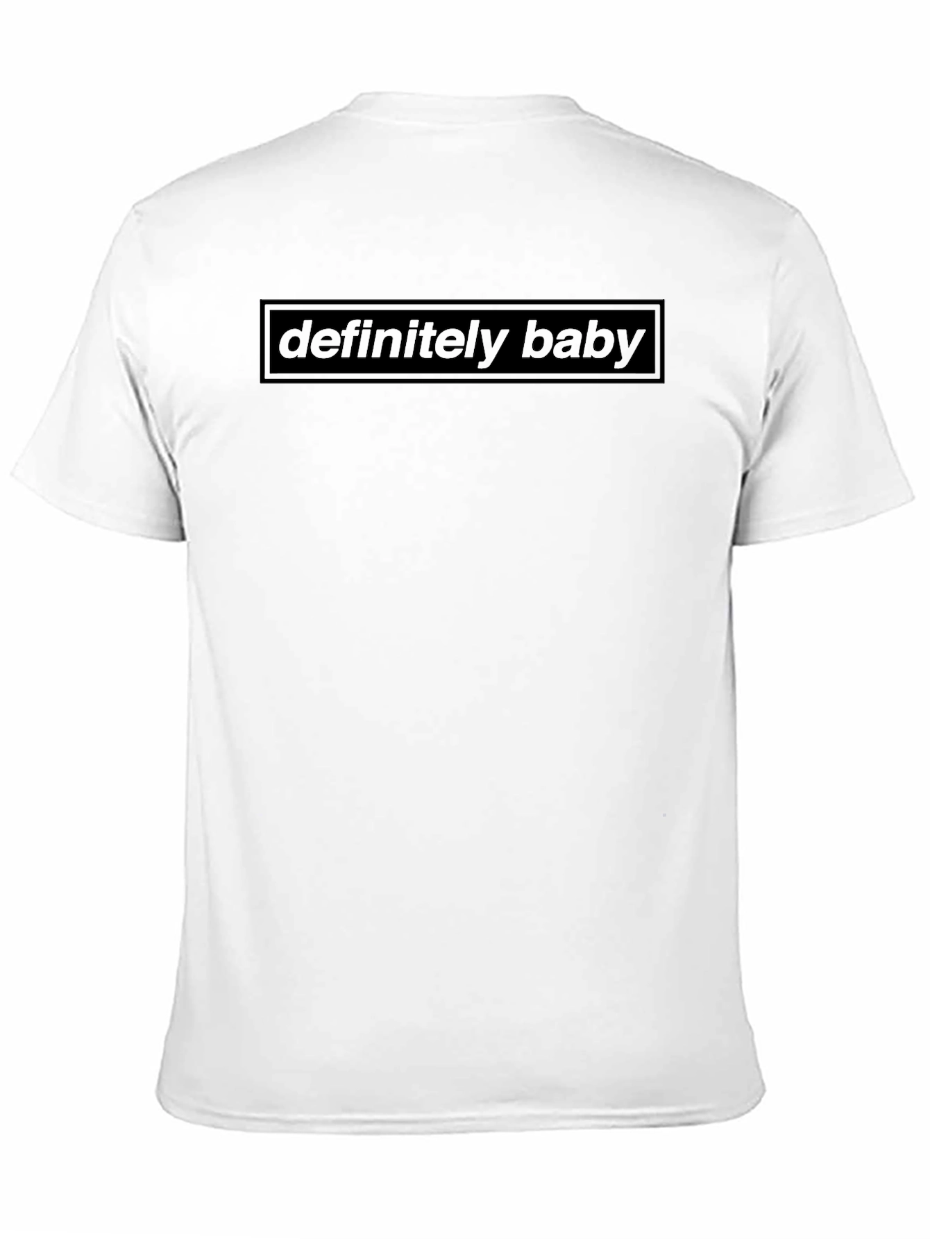 Definitely Baby Black Graphic Tee