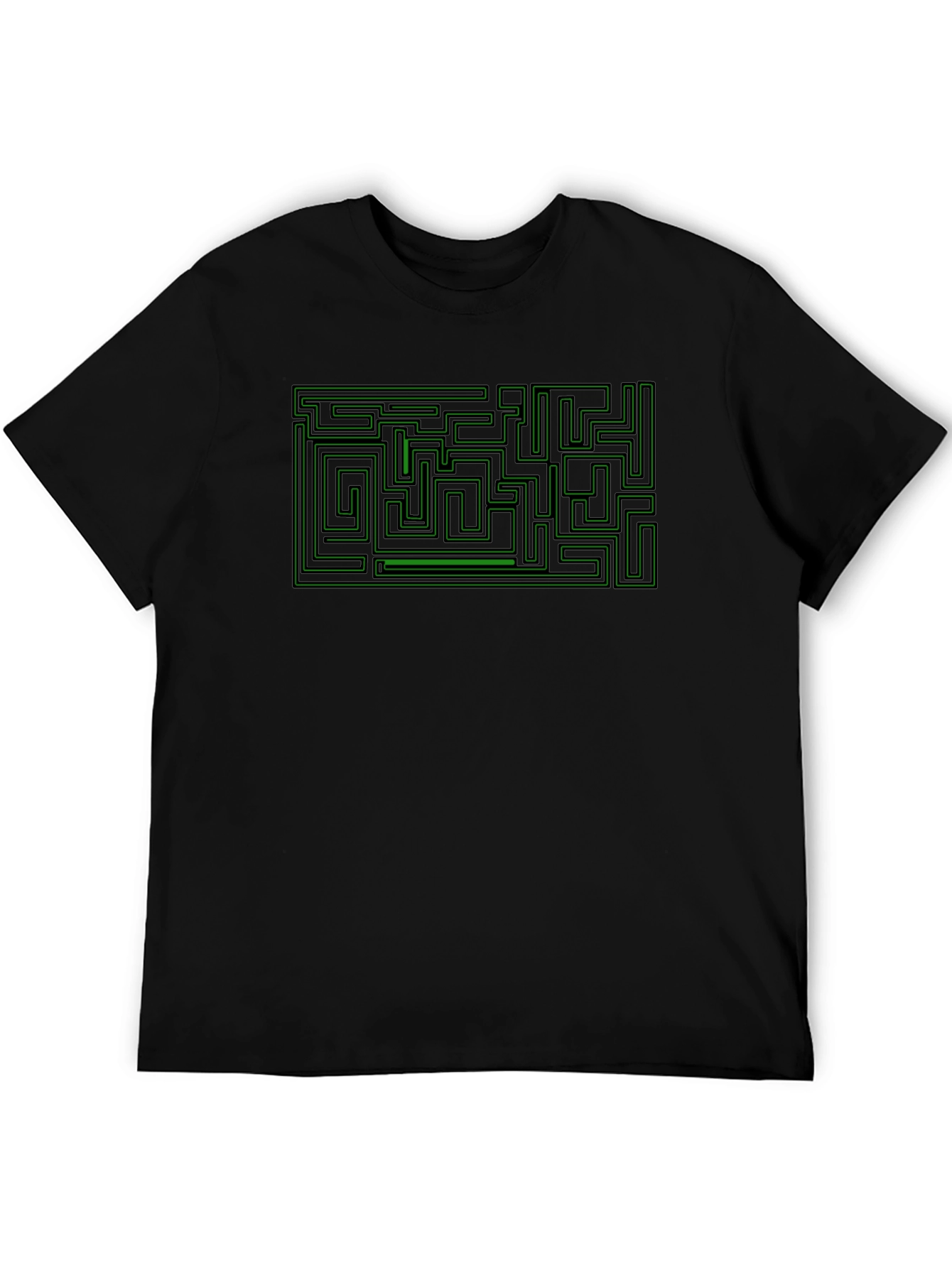 Maze Graphic Tee - Puzzle Solver Shirt
