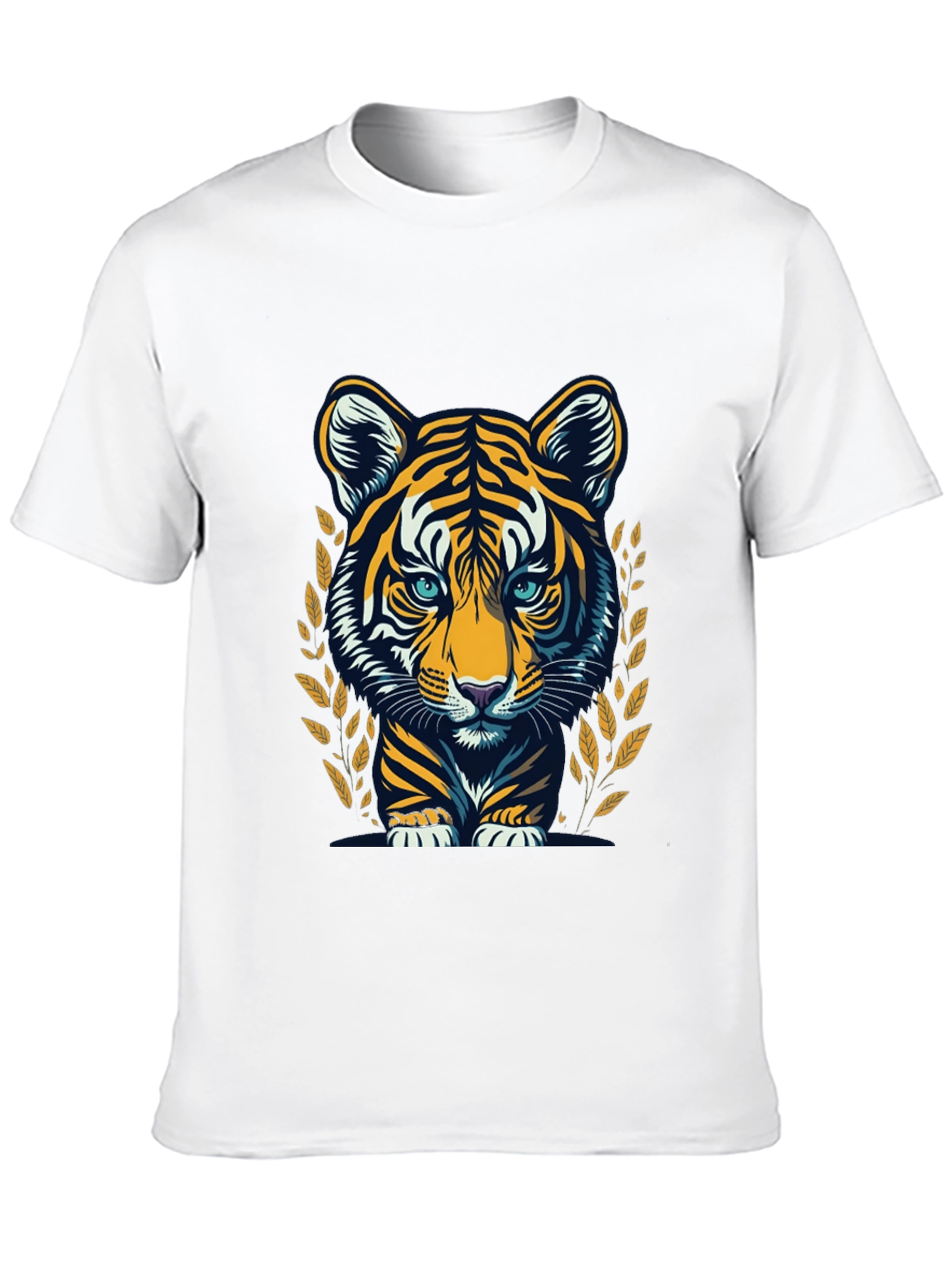 Cool Tiger Graphic Black T-Shirt