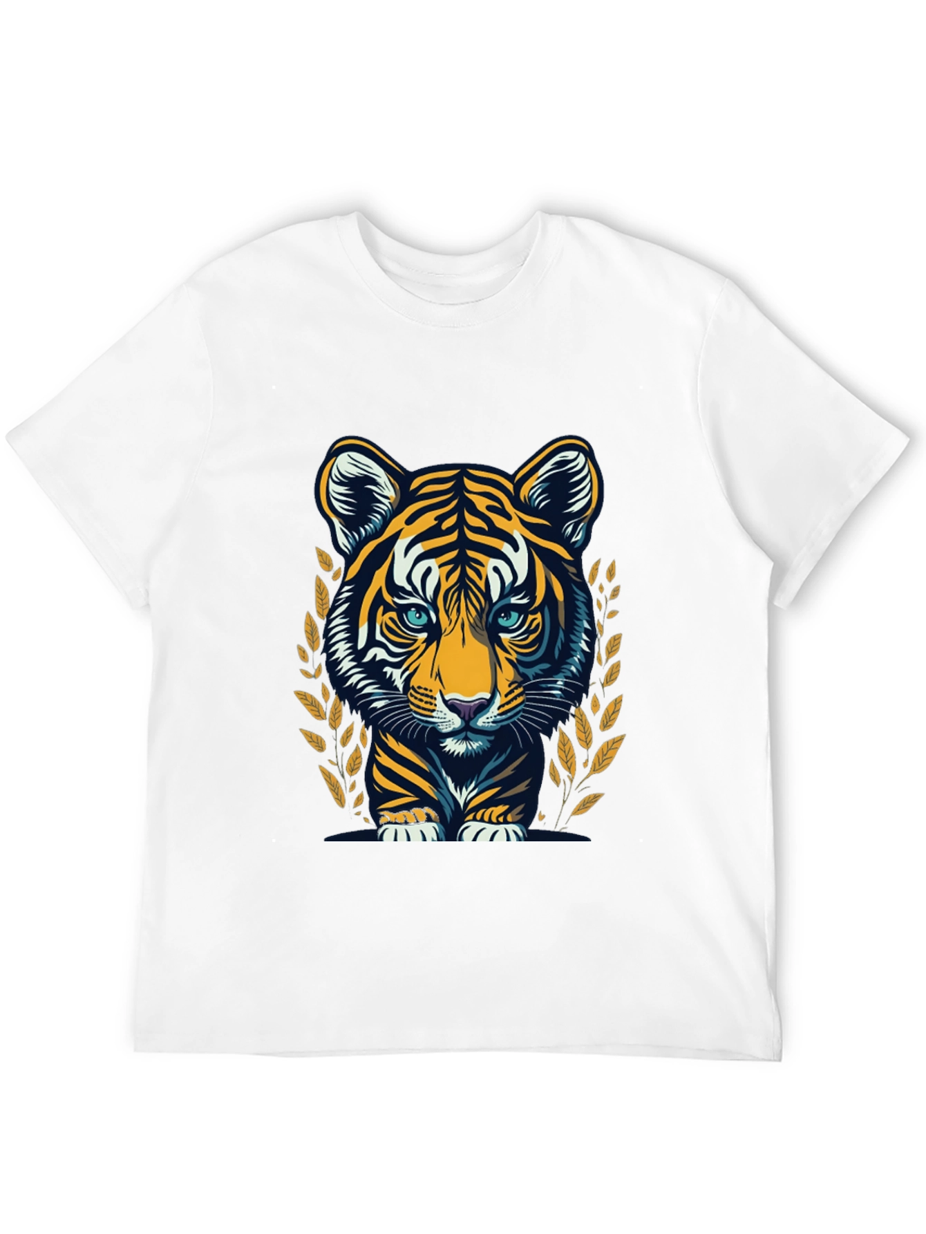 Cool Tiger Graphic Black T-Shirt