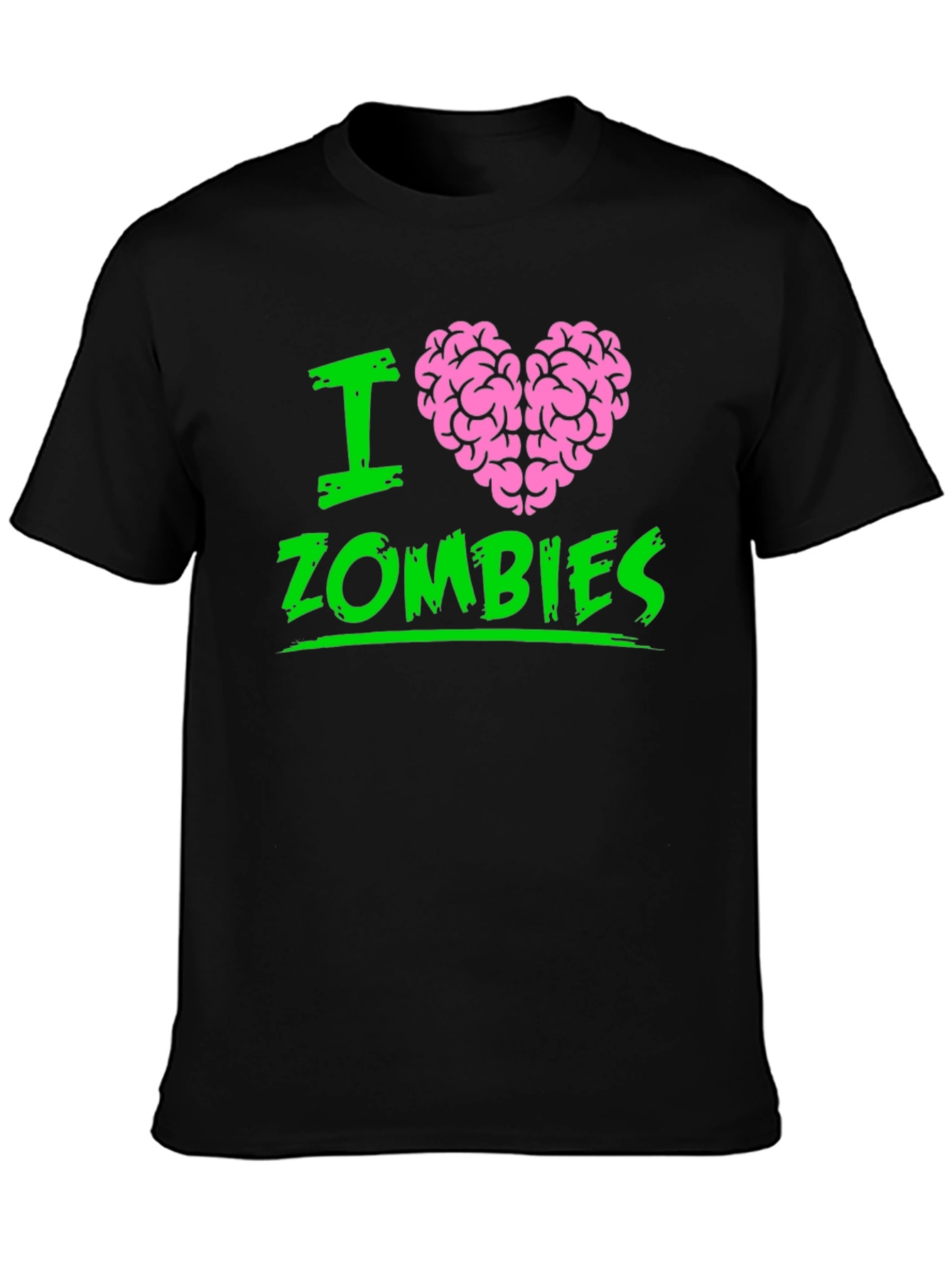 I Heart Brains Zombies Graphic T-Shirt