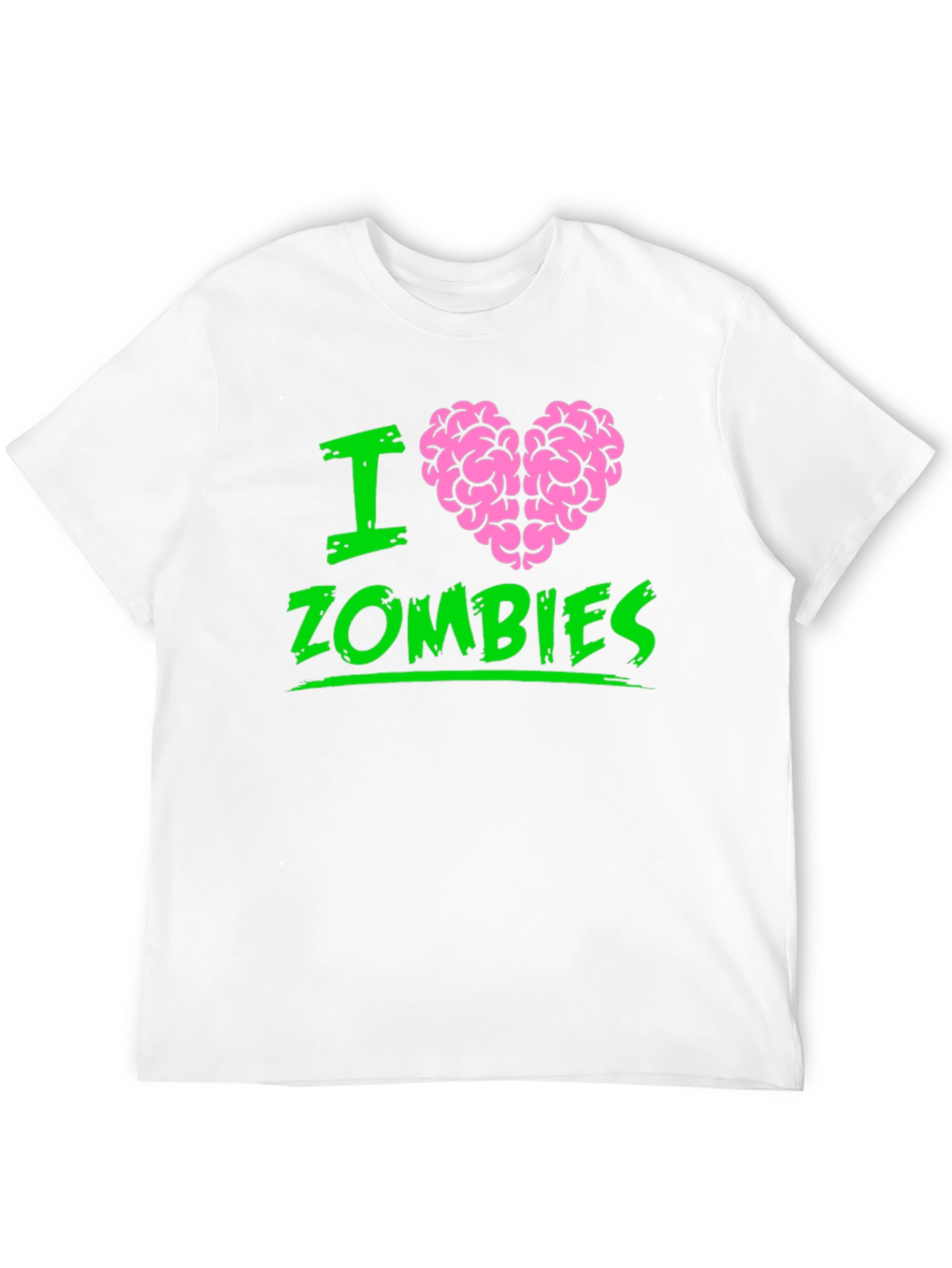 I Heart Brains Zombies Graphic T-Shirt