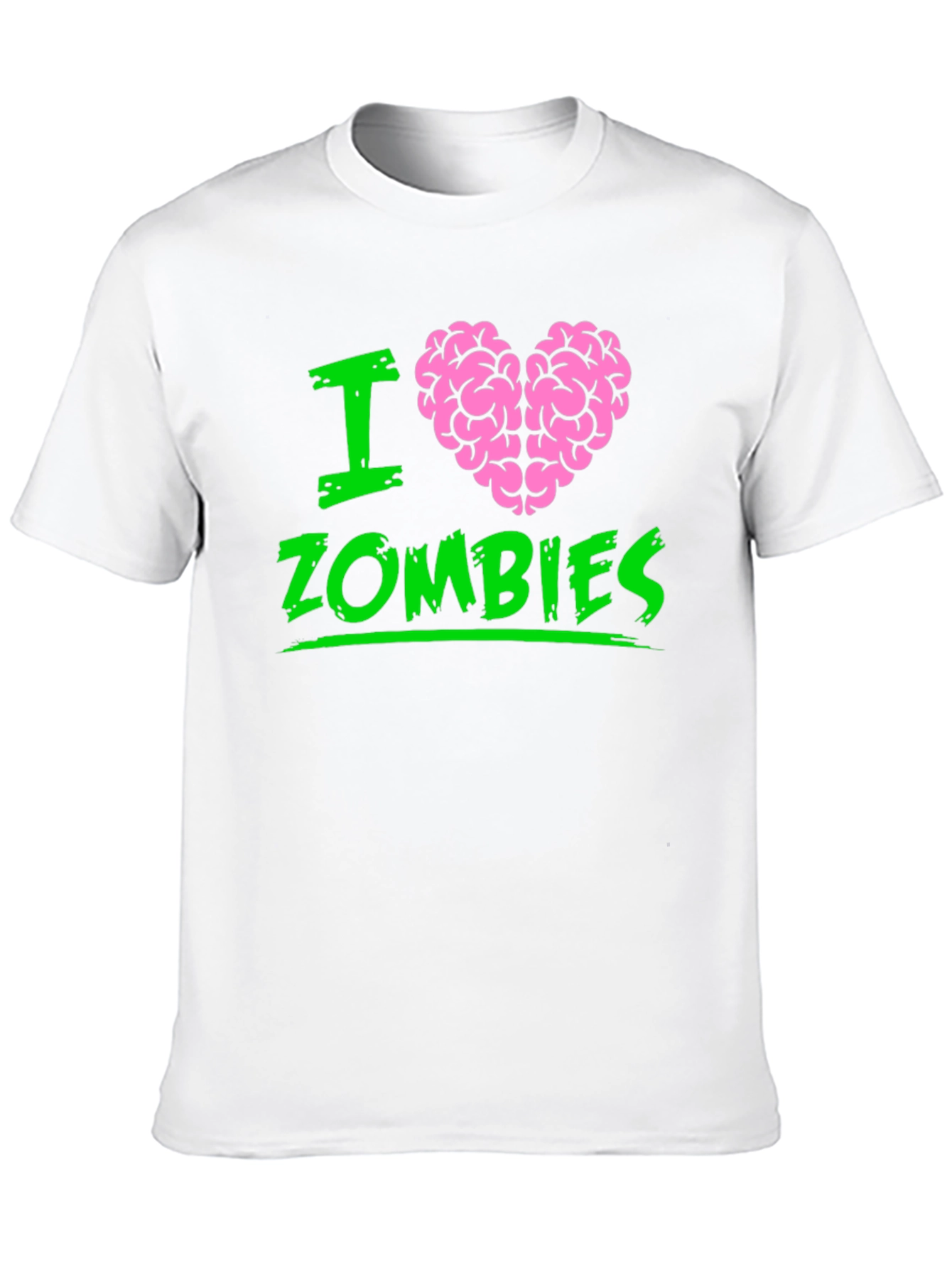 I Heart Brains Zombies Graphic T-Shirt