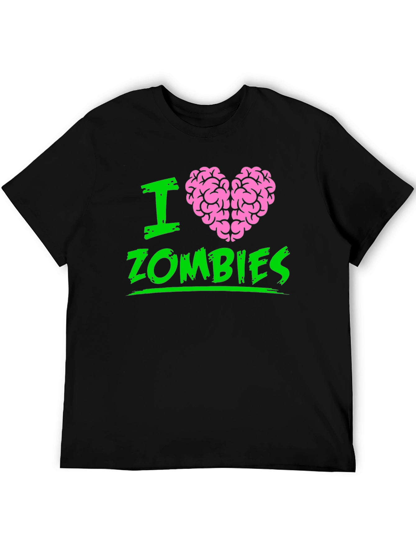 I Heart Brains Zombies Graphic T-Shirt