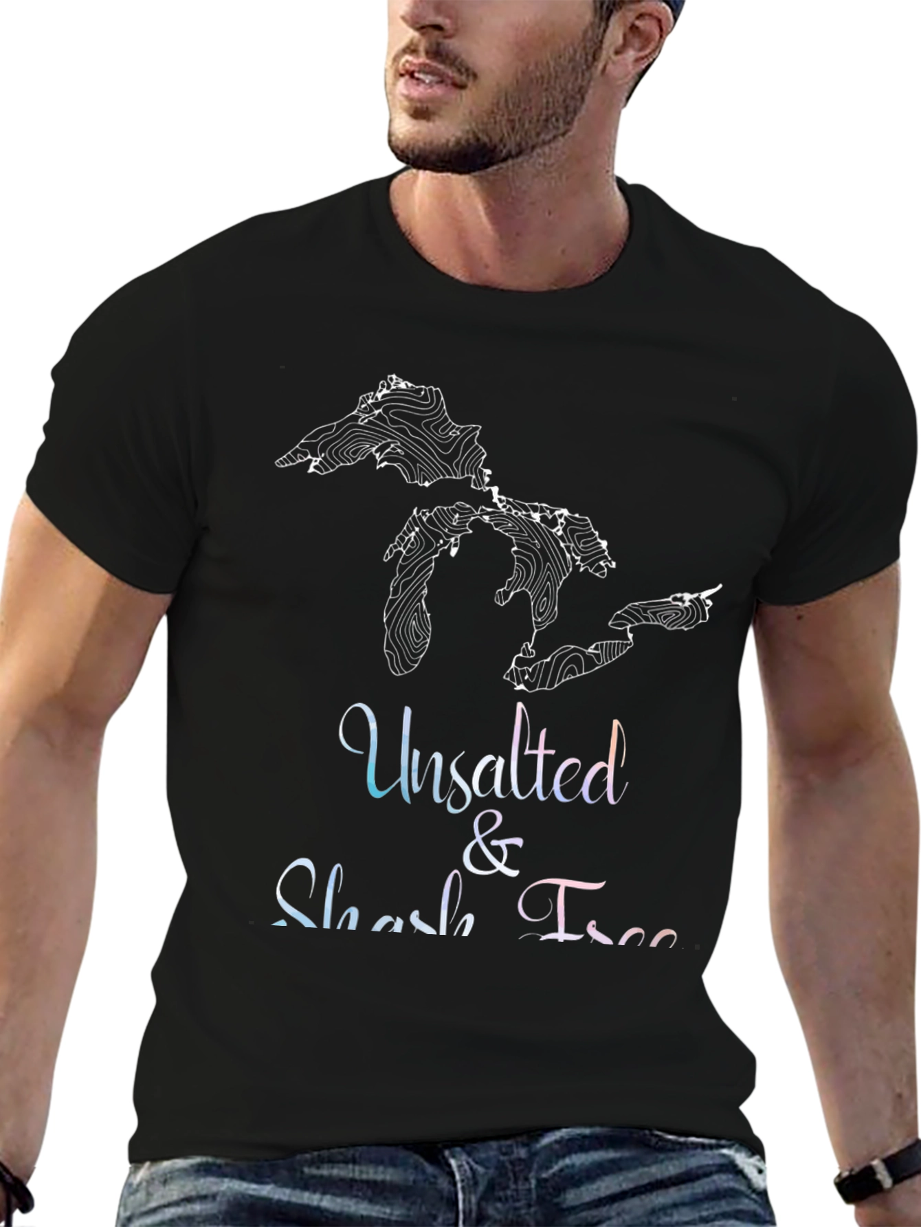 Unsalted & Shark Free Graphic T-Shirt