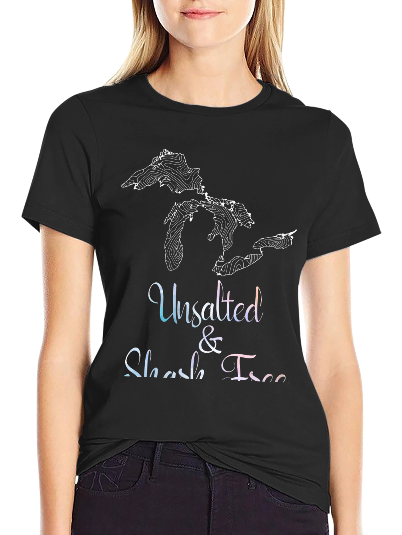 Unsalted & Shark Free Graphic T-Shirt