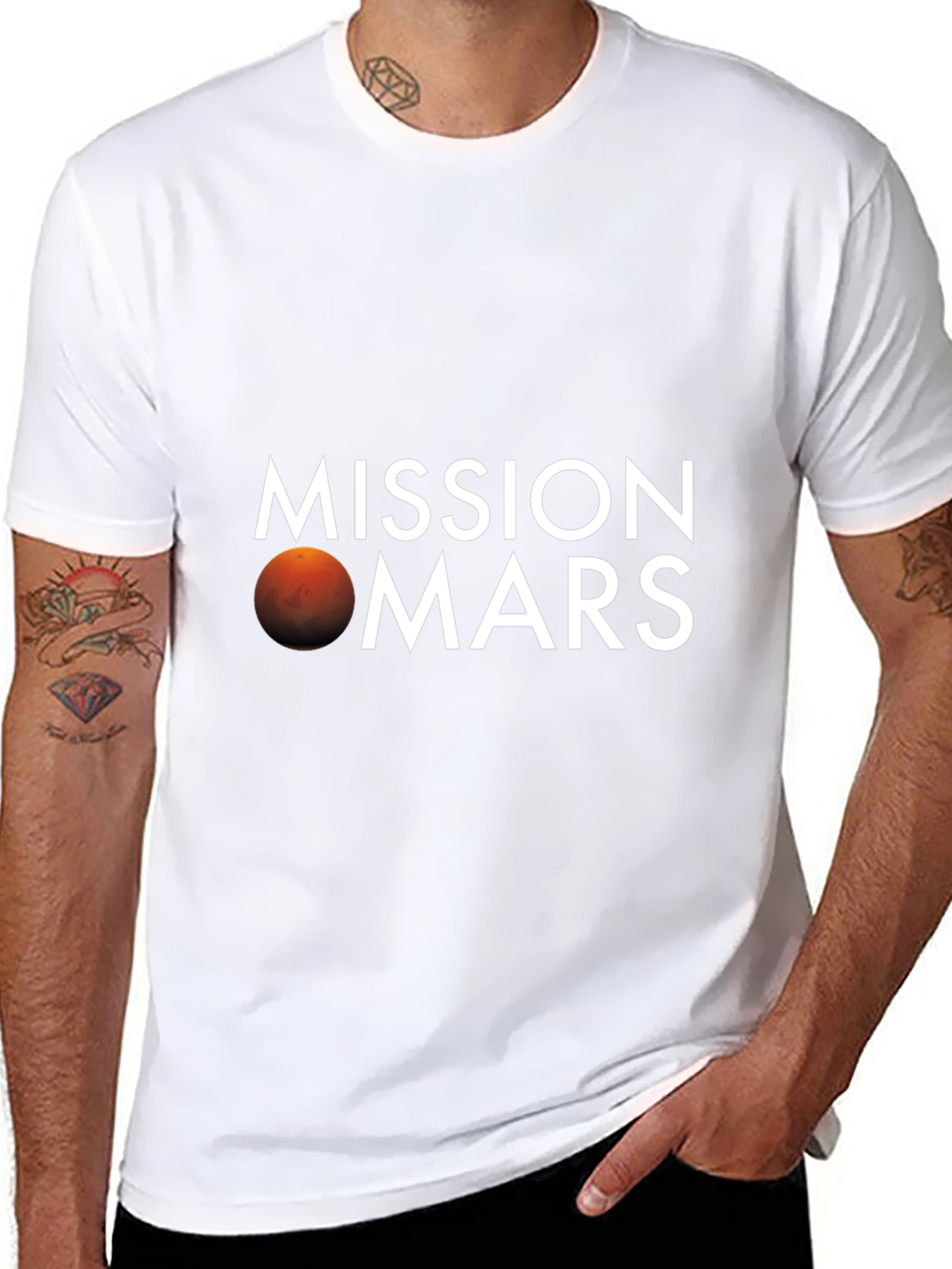 Mission Mars Graphic T-Shirt - Space Exploration Tee
