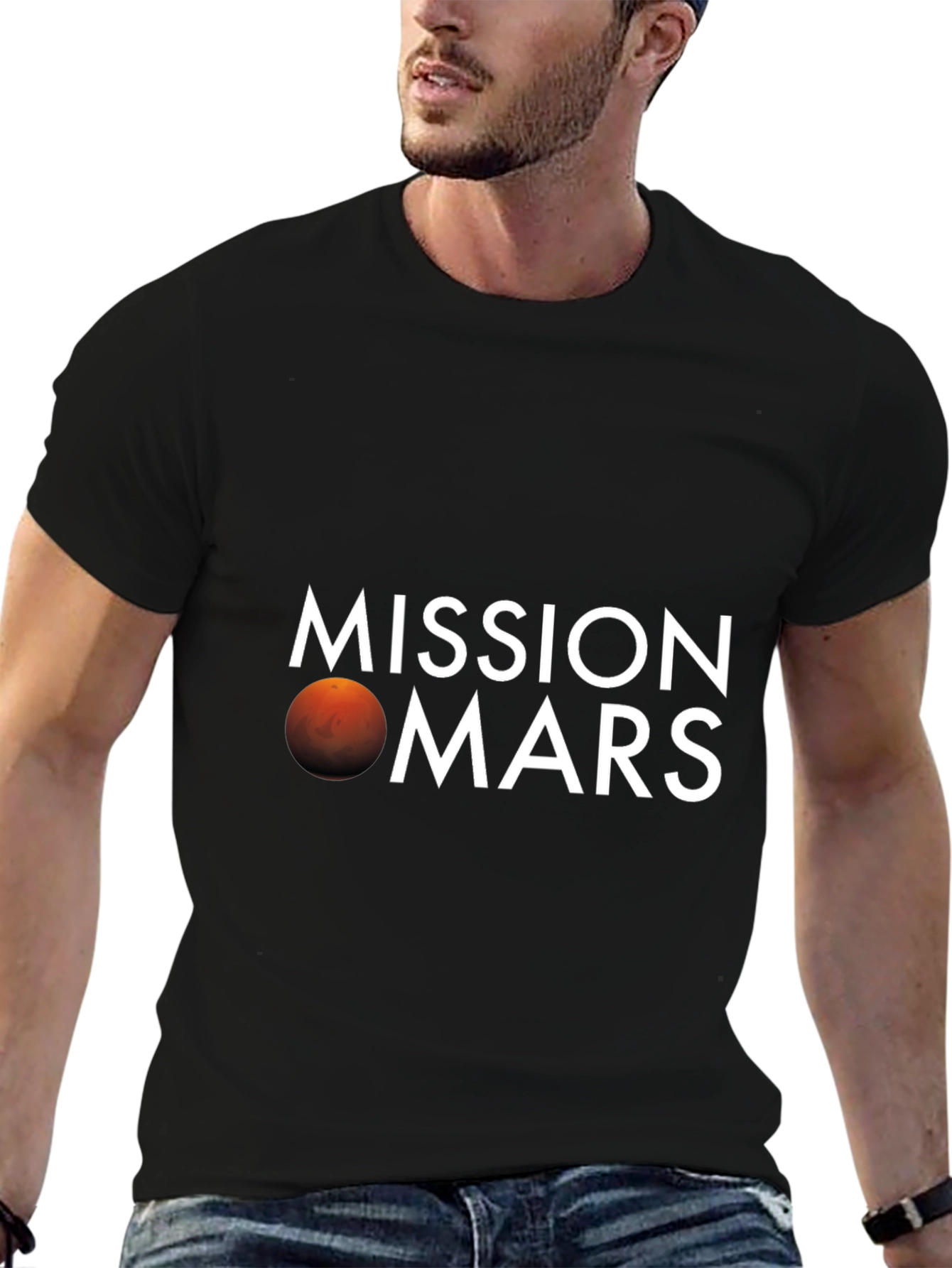 Mission Mars Graphic T-Shirt - Space Exploration Tee