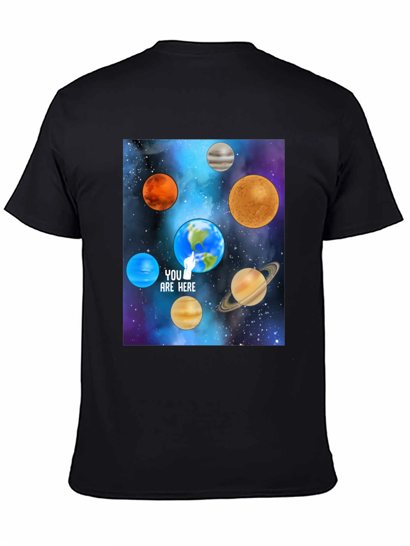 Planets T-Shirt - You Are Here Space Tee