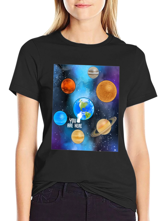 Planets T-Shirt - You Are Here Space Tee