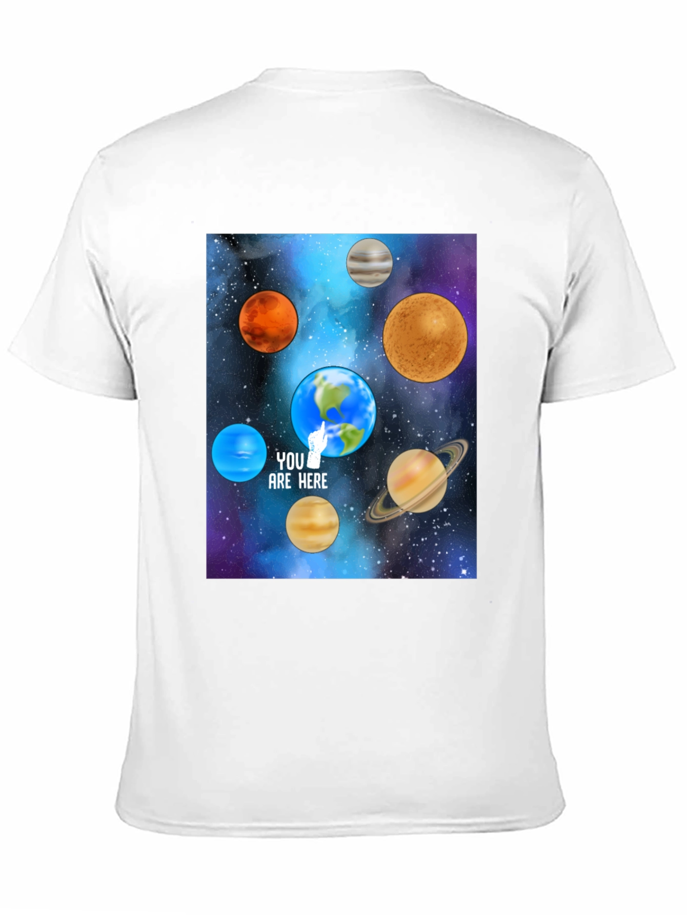 Planets T-Shirt - You Are Here Space Tee