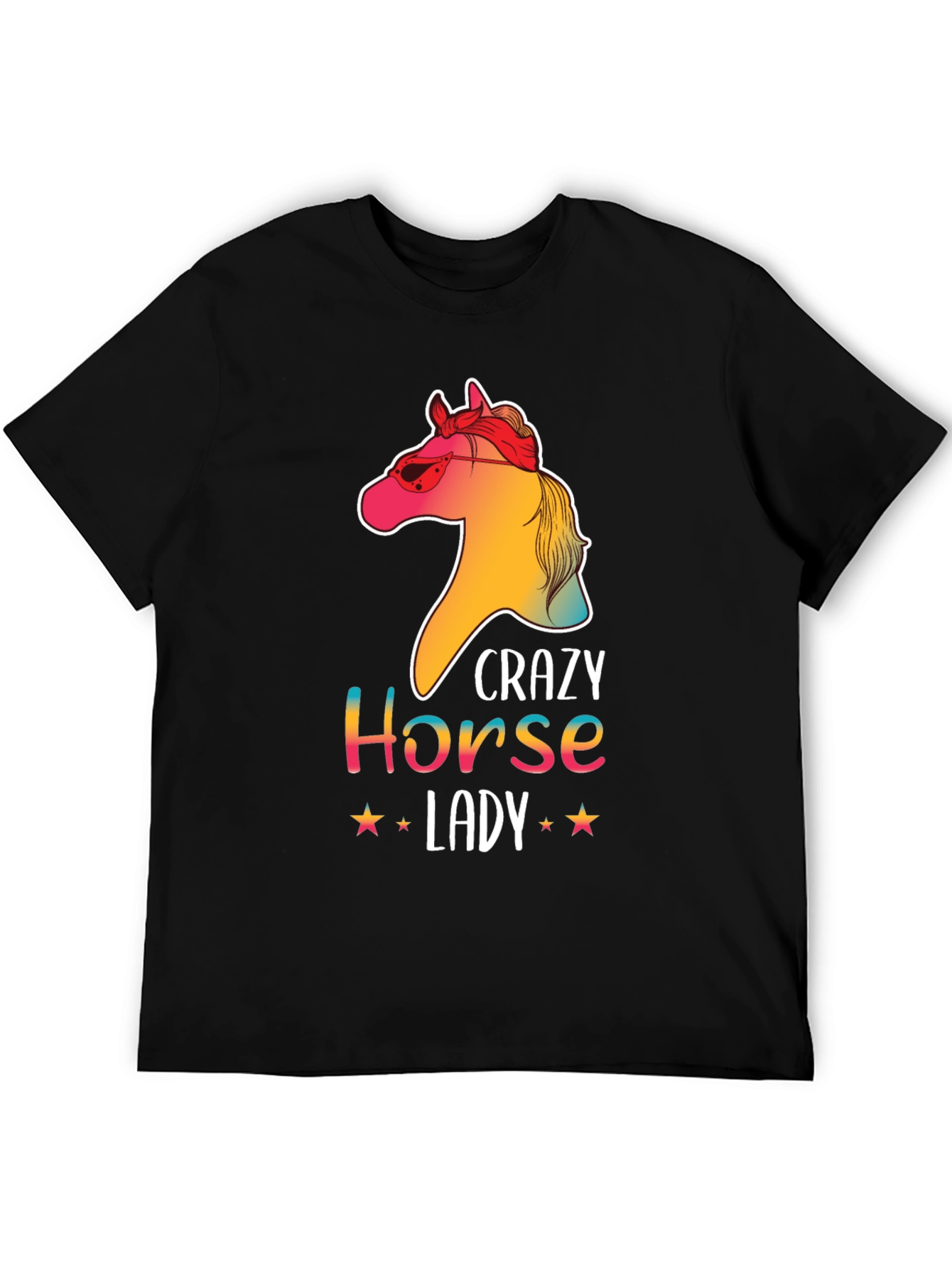 Crazy Horse Lady Graphic T-Shirt - Unisex Tee
