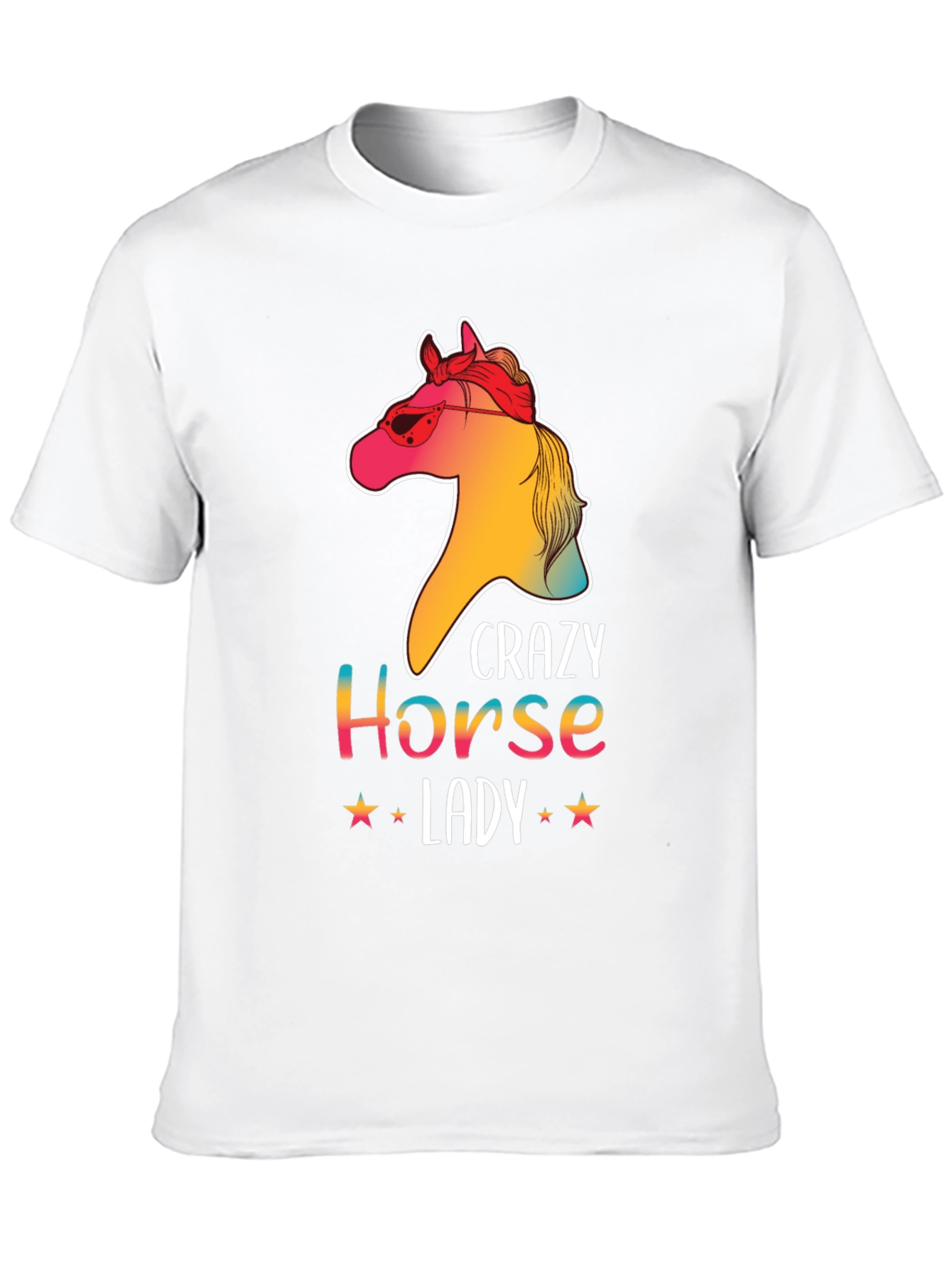 Crazy Horse Lady Graphic T-Shirt - Unisex Tee