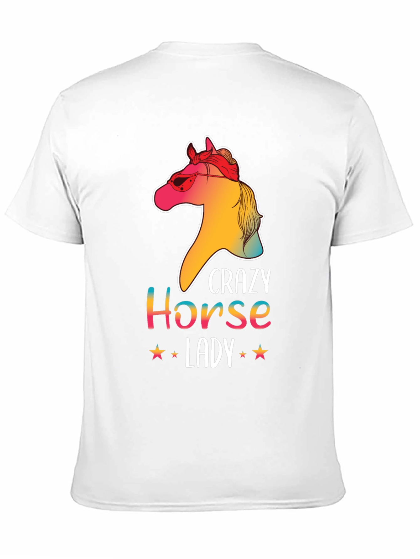 Crazy Horse Lady Graphic T-Shirt - Unisex Tee