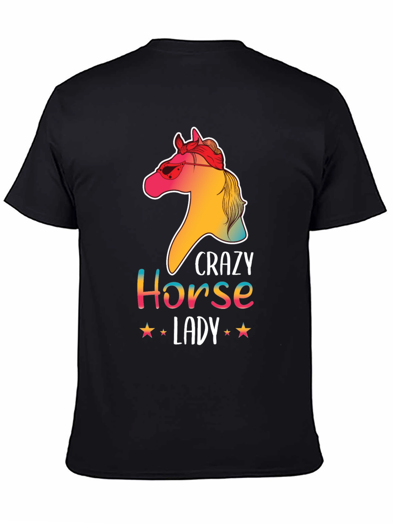 Crazy Horse Lady Graphic T-Shirt - Unisex Tee