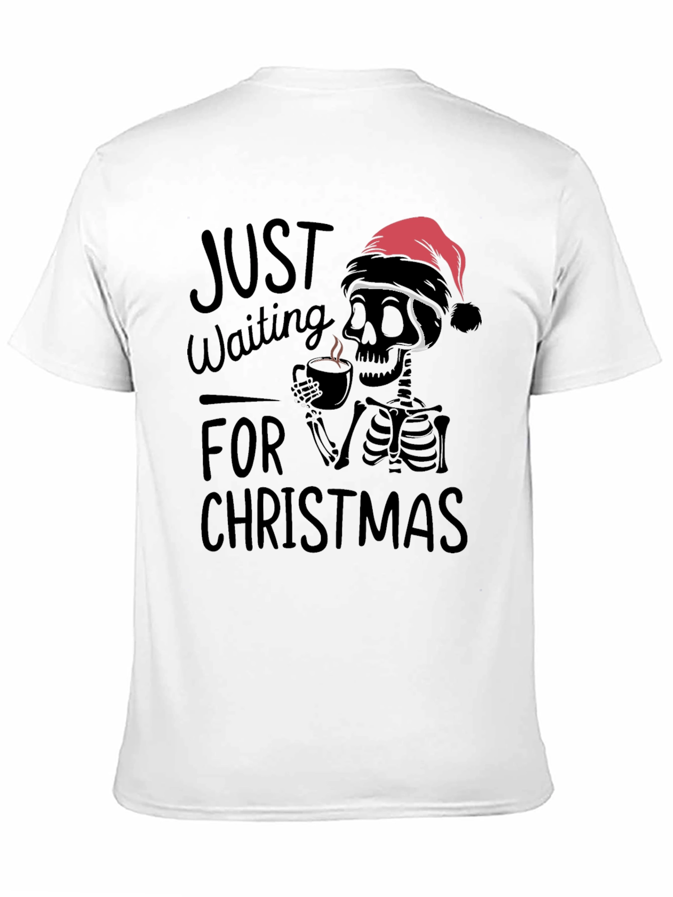 Waiting for Christmas Skeleton T-Shirt