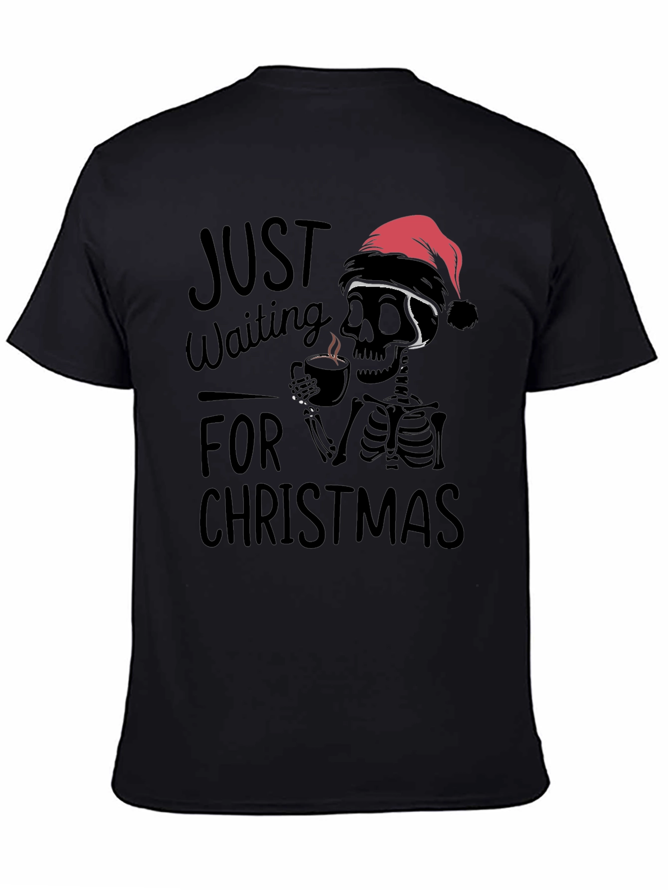 Waiting for Christmas Skeleton T-Shirt