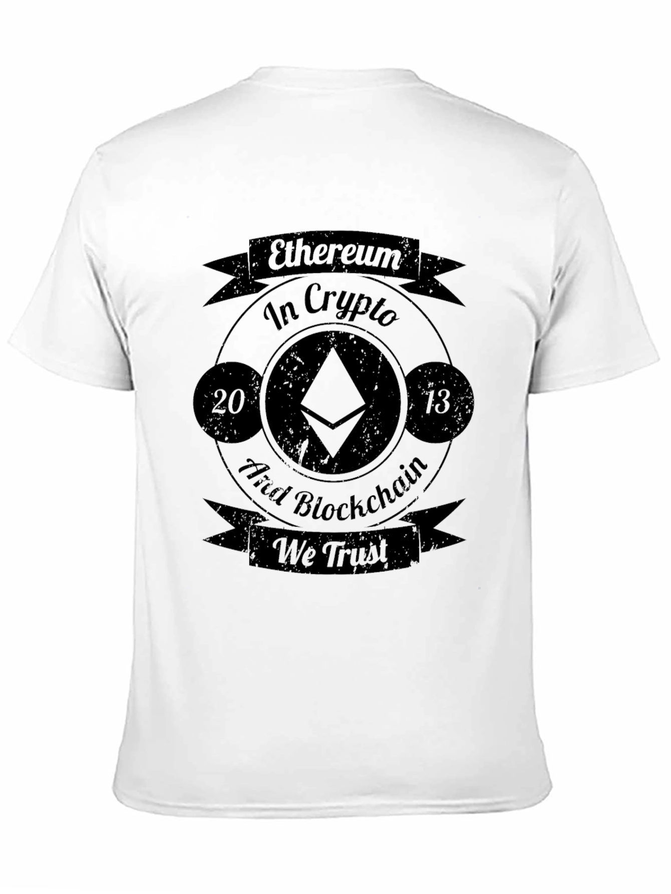 Ethereum Crypto T-Shirt - Blockchain We Trust