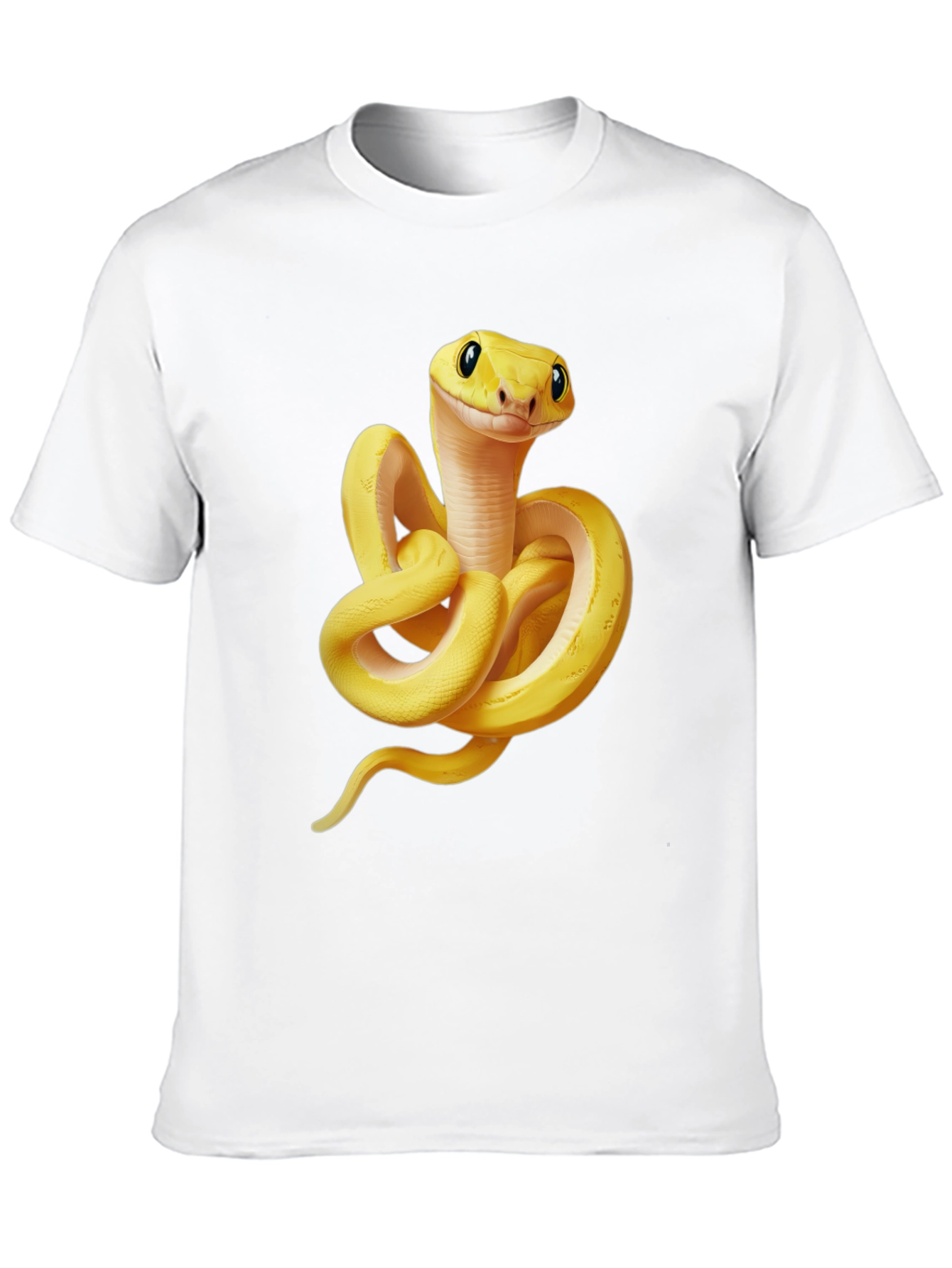 Cool Snake Graphic T-Shirt - Black Cotton Tee