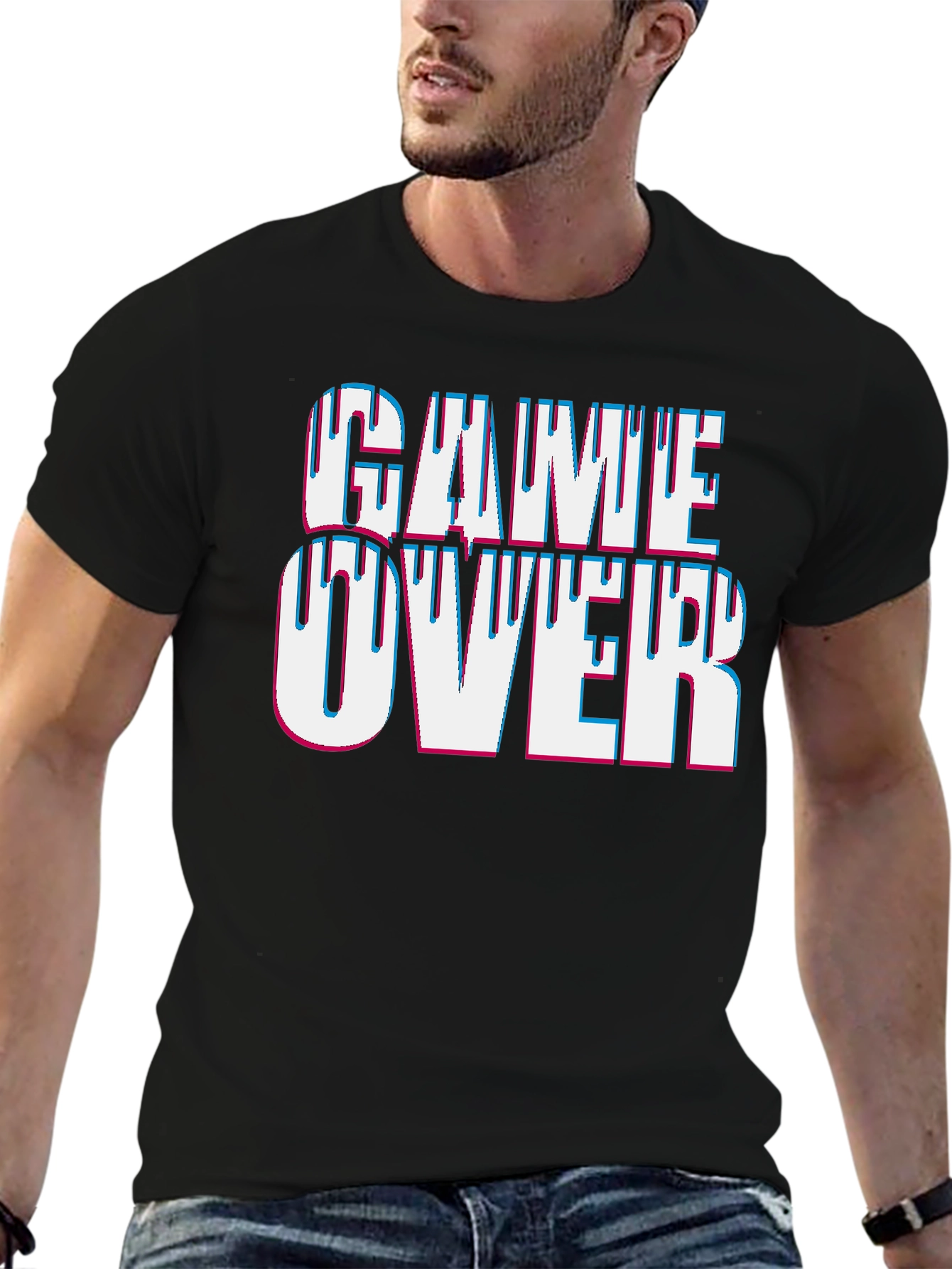 Game Over Graphic Tee - Gamer Style