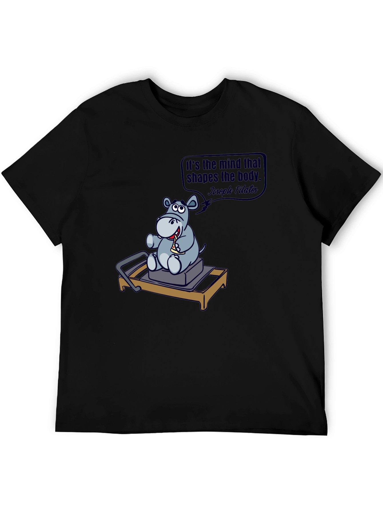 Pilates Hippo Tee - Mind Shapes Body