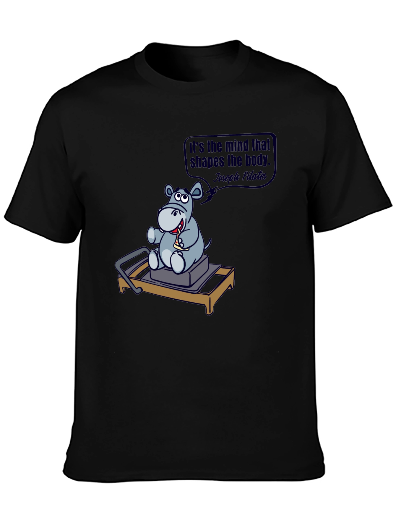 Pilates Hippo Tee - Mind Shapes Body