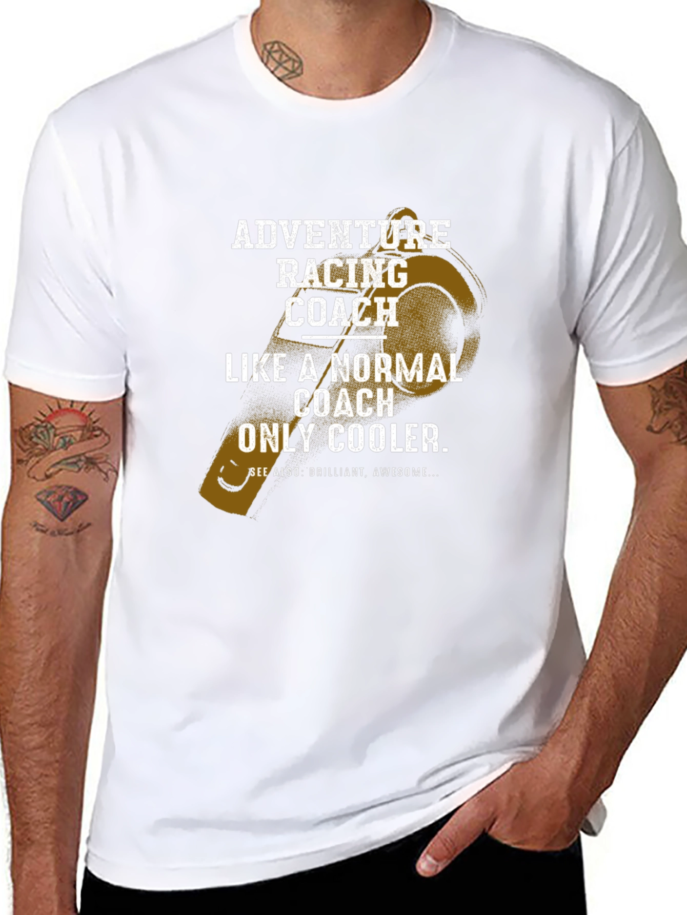 Adventure Racing Coach T-Shirt - Cool Coach Design