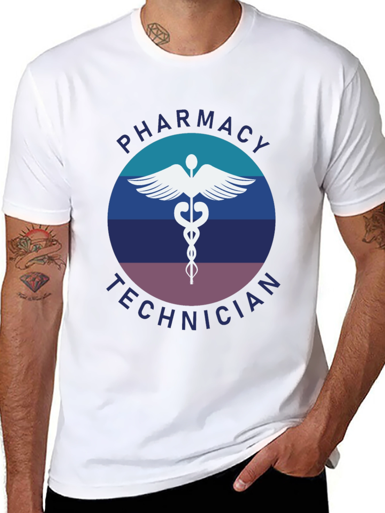 Pharmacy Technician Caduceus T-Shirt