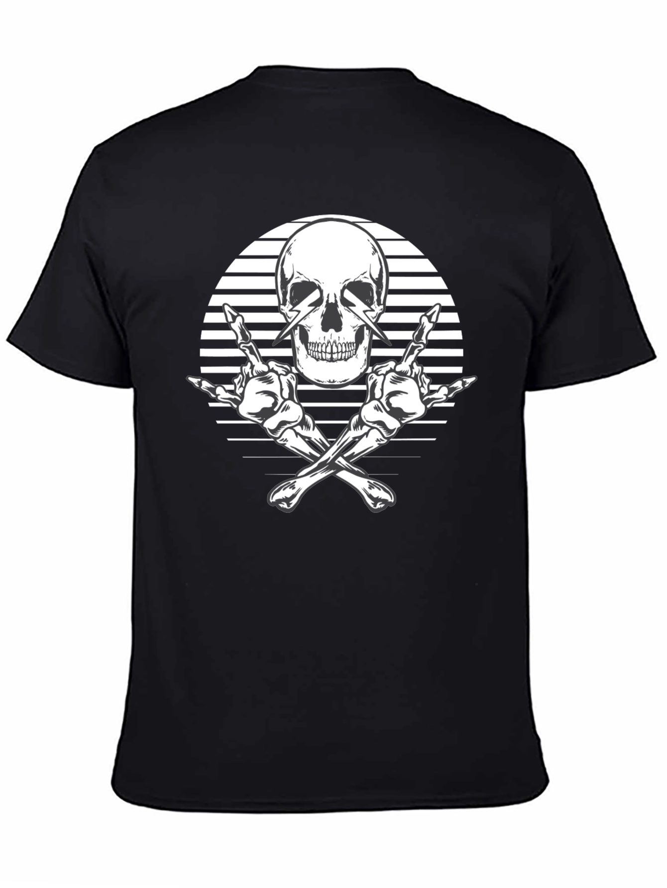 Skull & Bones Graphic Tee - Rock On Style