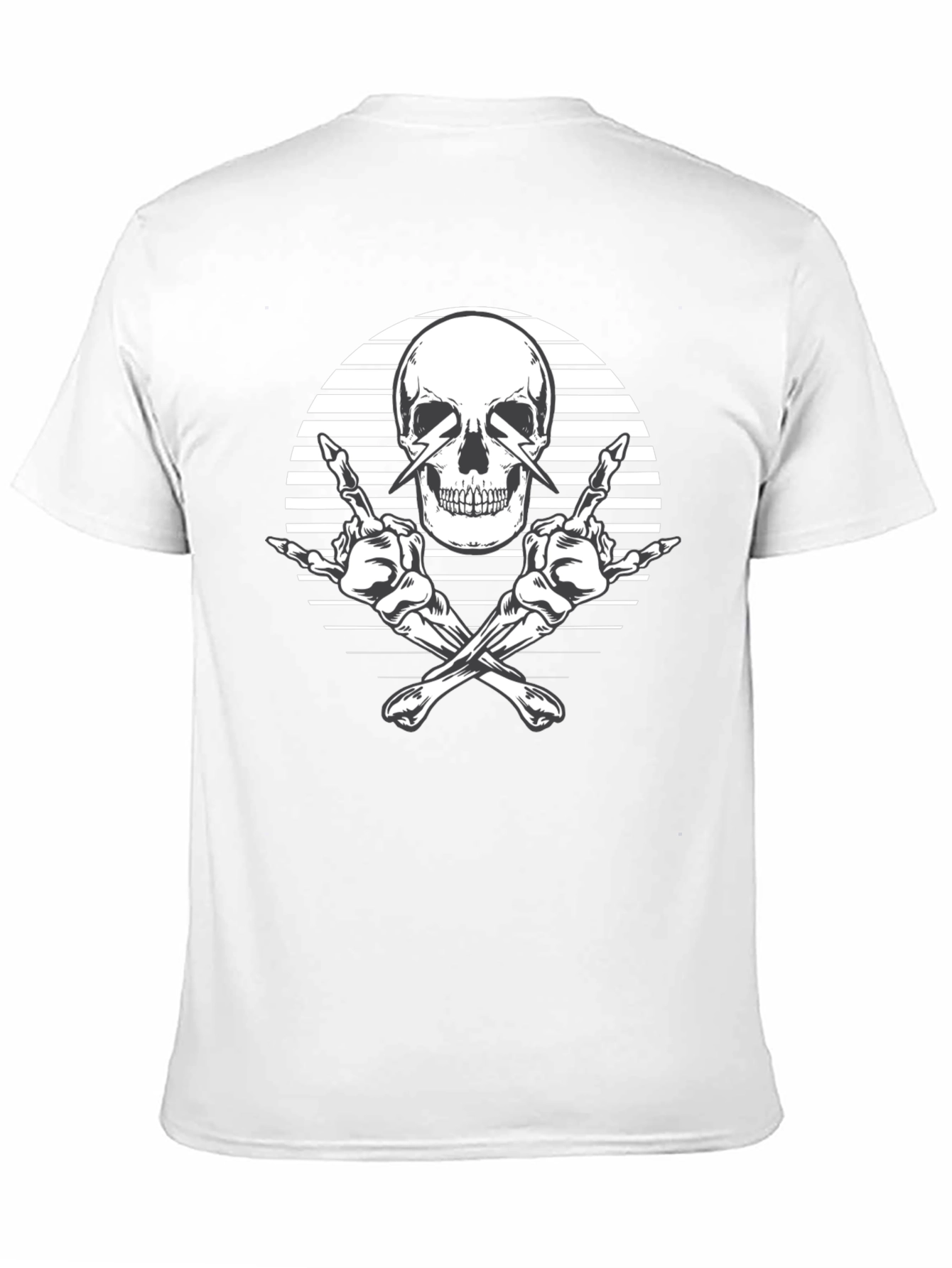 Skull & Bones Graphic Tee - Rock On Style